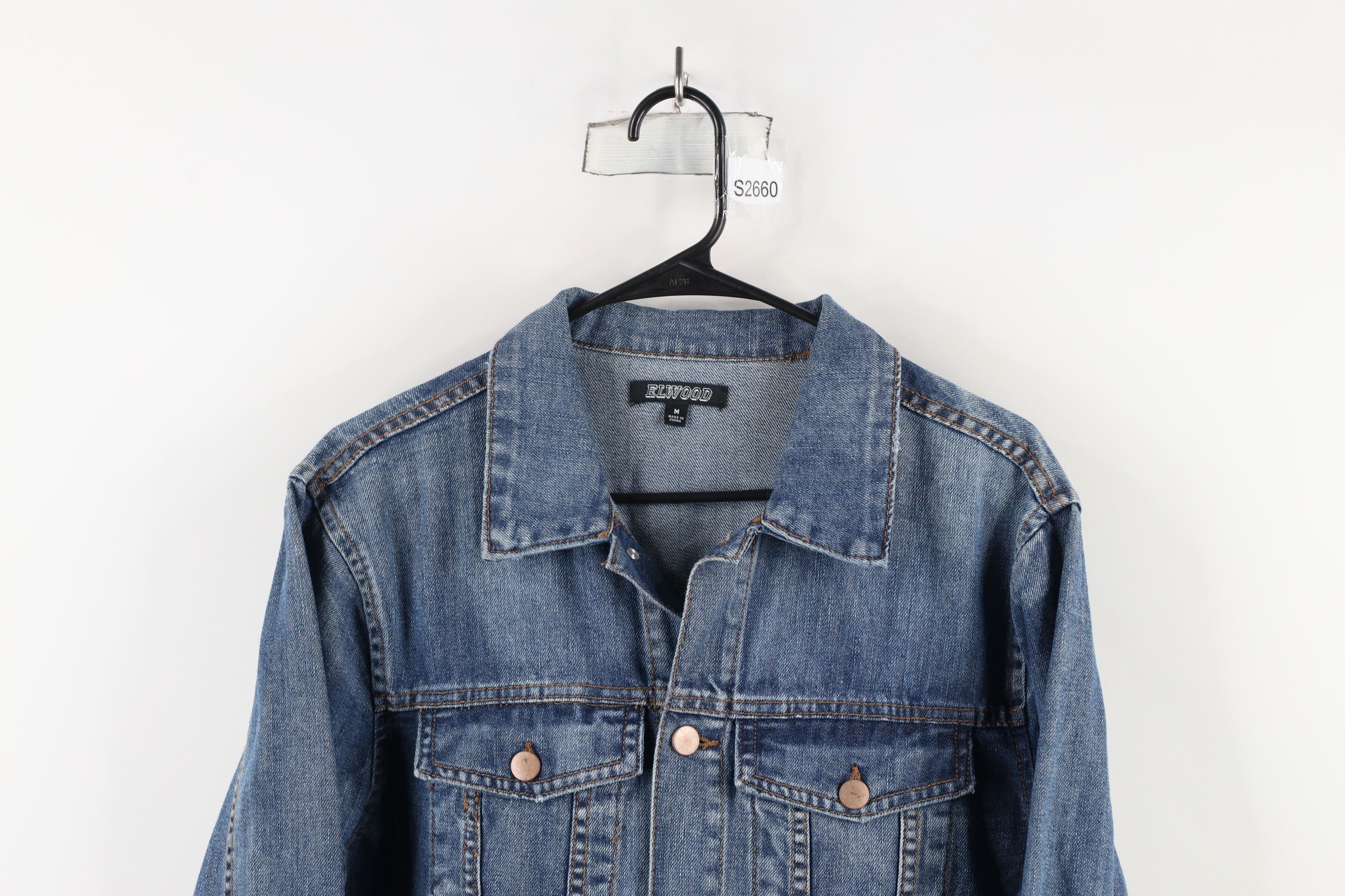 Elwood × Vintage Vintage Elwood Skateboarding Denim Jean Trucker Jacket Blue Size US M / EU 48-50 / 2 - 2 Thumbnail