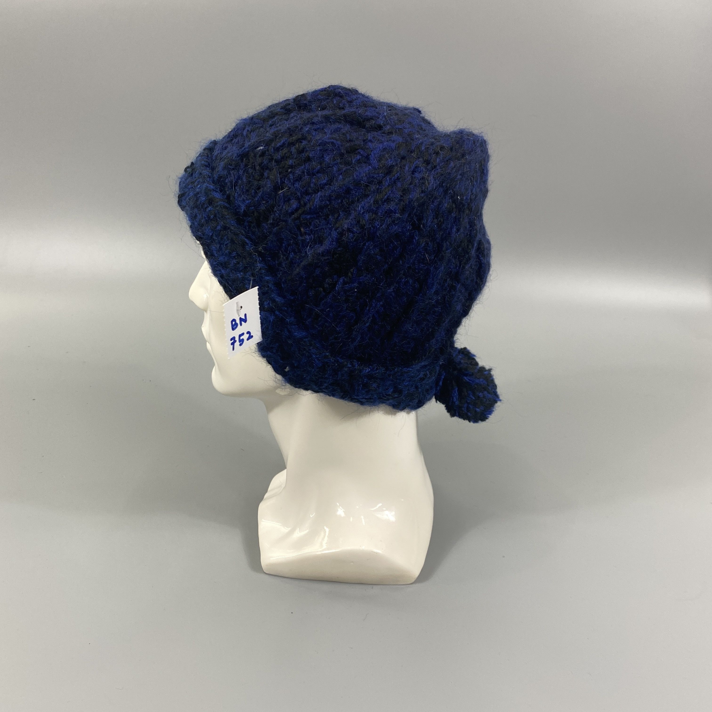 Deep Indigo Beanie Knit Hat -BN752