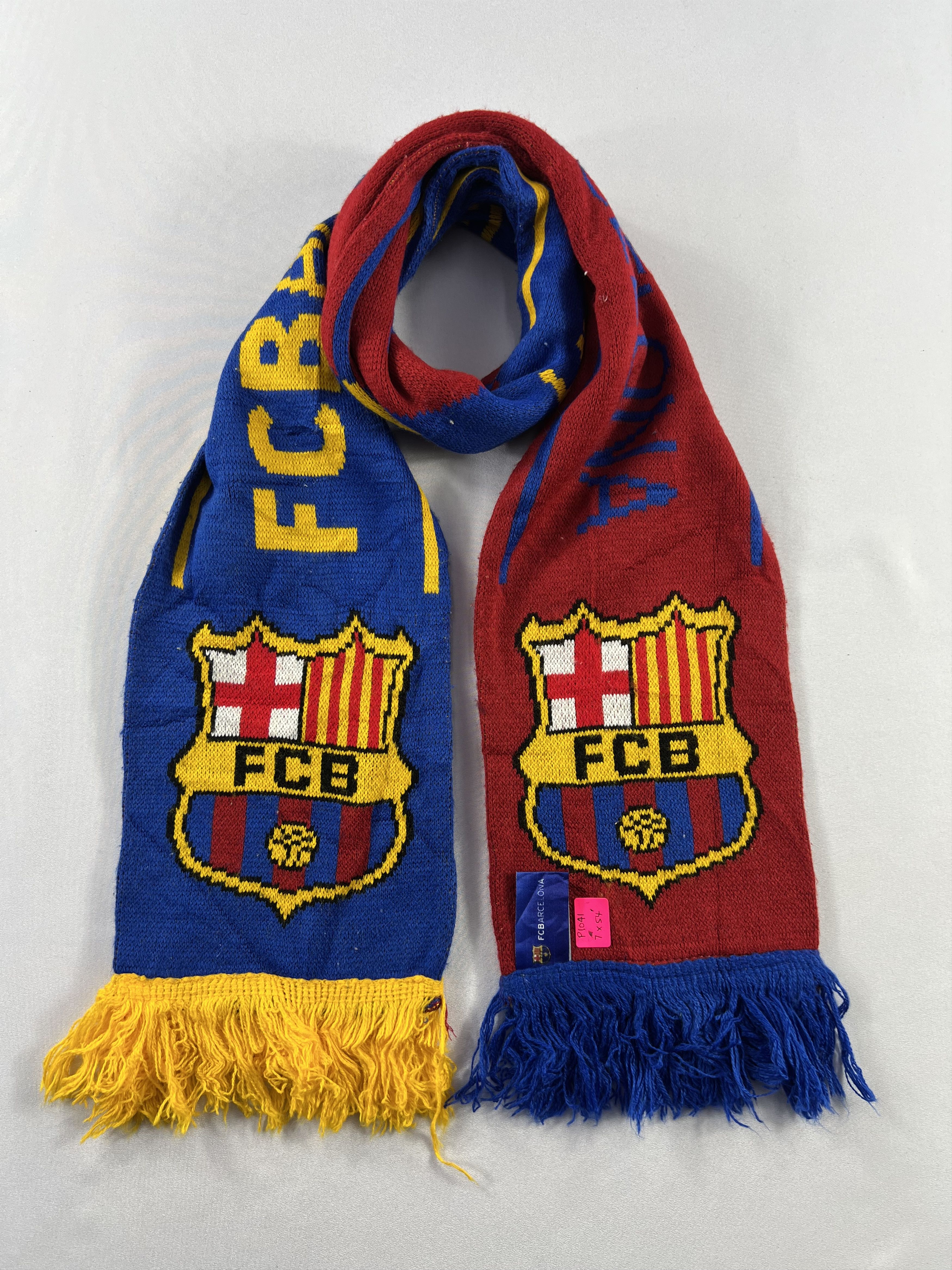 Vintage Barcelona Scarf / Muffler / Neckwear P1041 Size ONE SIZE - 1 Thumbnail