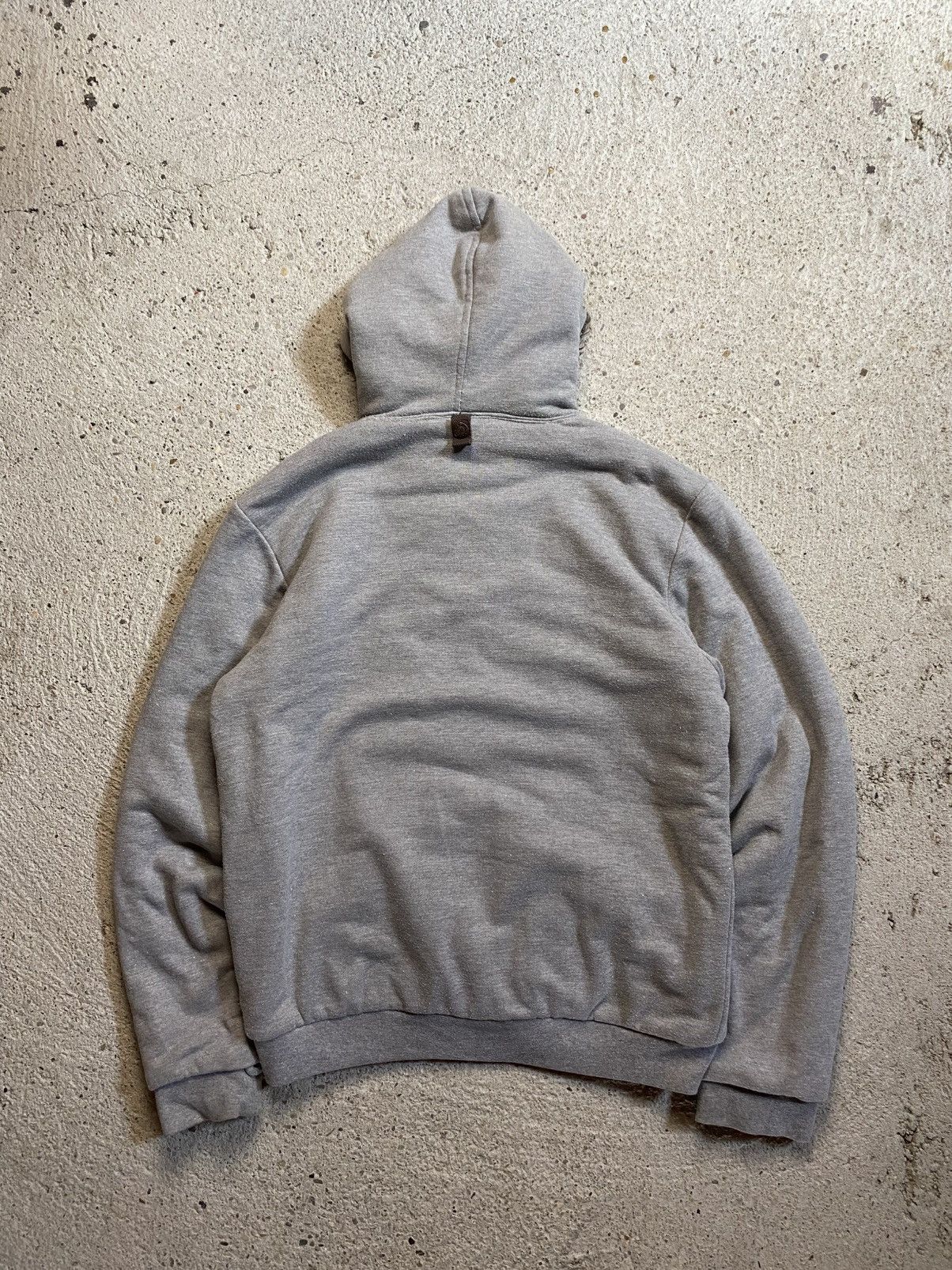 Japanese Brand Grey avant garde hoodie with fur japan streetwear vintage Size US L / EU 52-54 / 3 - 10 Thumbnail