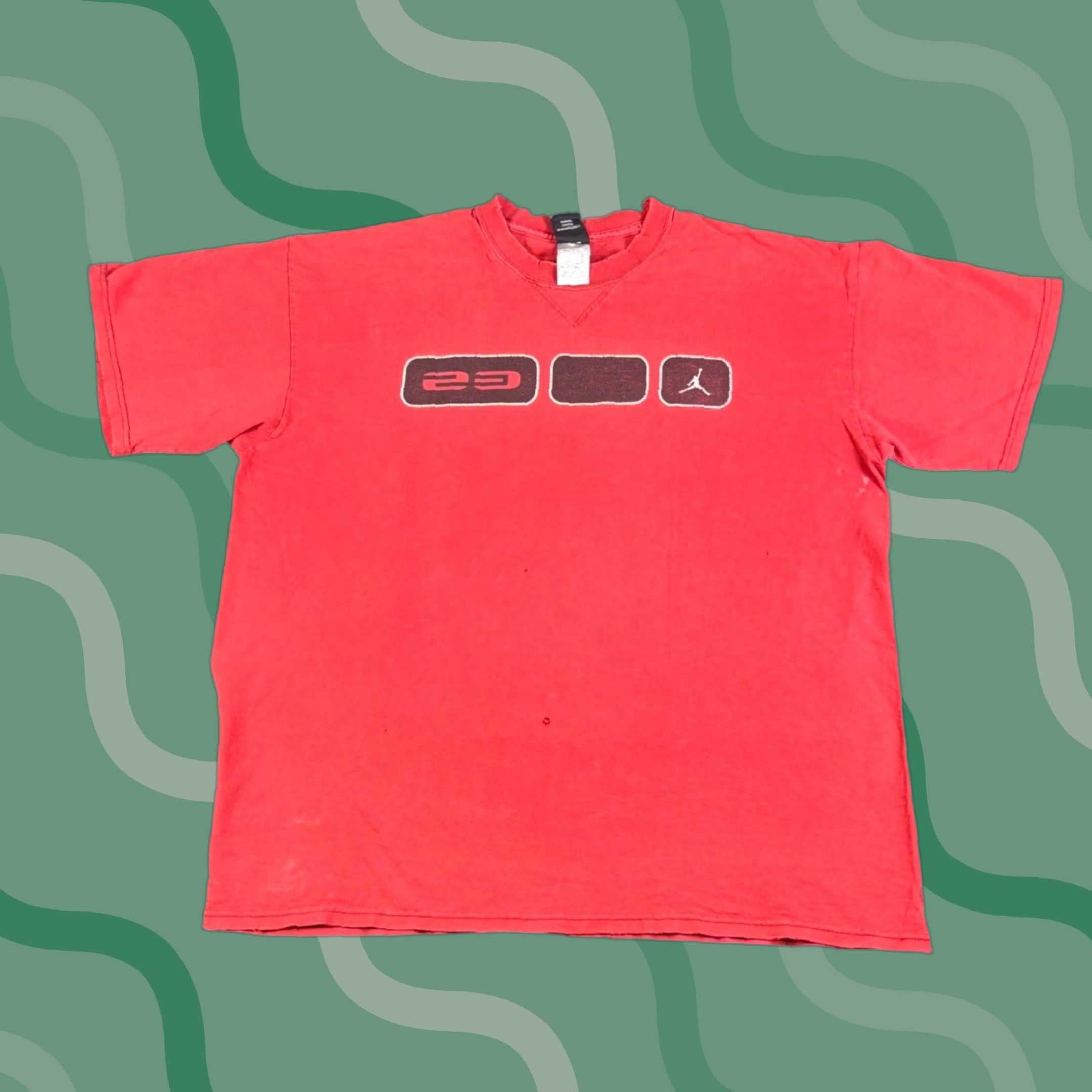 Jordan Brand VINTAGE Jordan Brand T-Shirt Mens XL Red Jumpman 23 Graphic Distressed Cotton Size US XL / EU 56 / 4 - 1 Thumbnail
