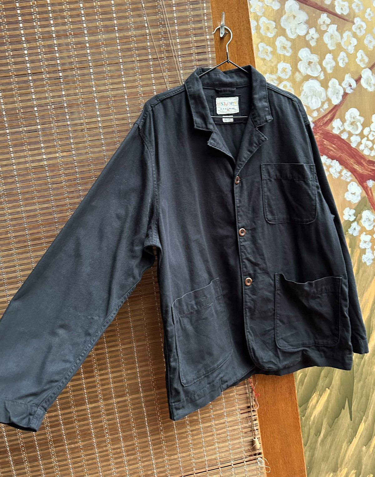 Vintage USKEES #3006 Unions Blazer Black Cotton Work Jacket Coverall Size US L / EU 52-54 / 3 - 5 Thumbnail
