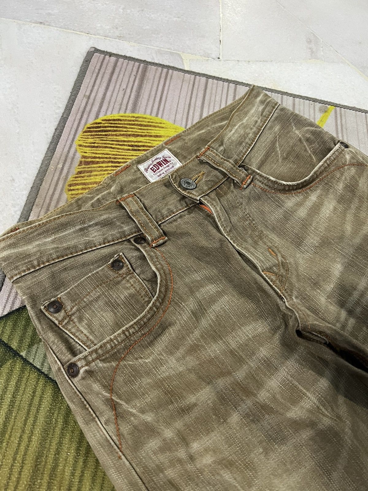 Edwin × If Six Was Nine × Japanese Brand FLARE EDWIN EXCLUSIVE VINTAGE BROWN JEANS VERY RARE Size US 30 / EU 46 - 3 Thumbnail