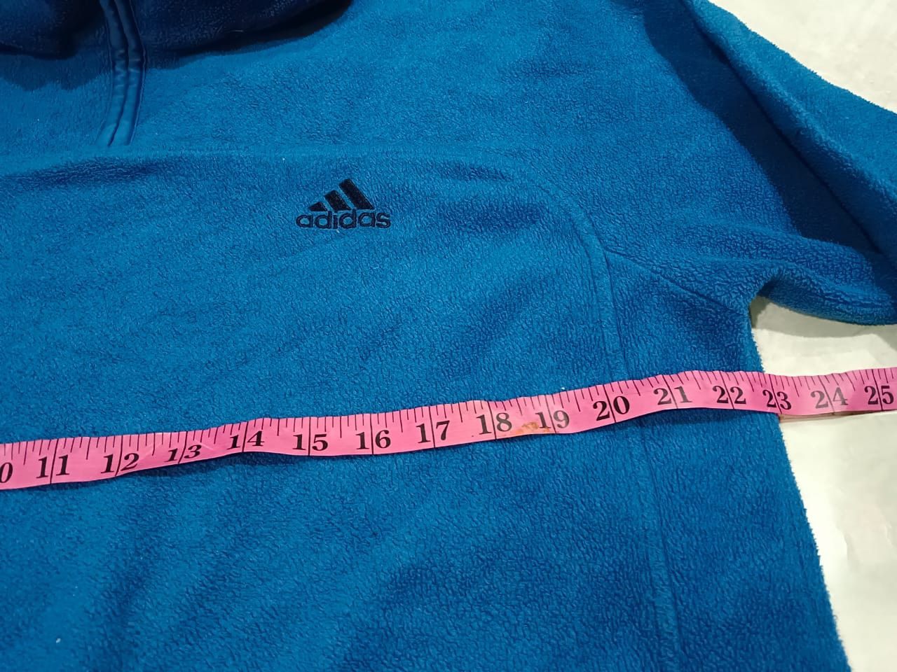 Adidas Adidas Small embroidery logo half zipper jacket Size US M / EU 48-50 / 2 - 3 Thumbnail