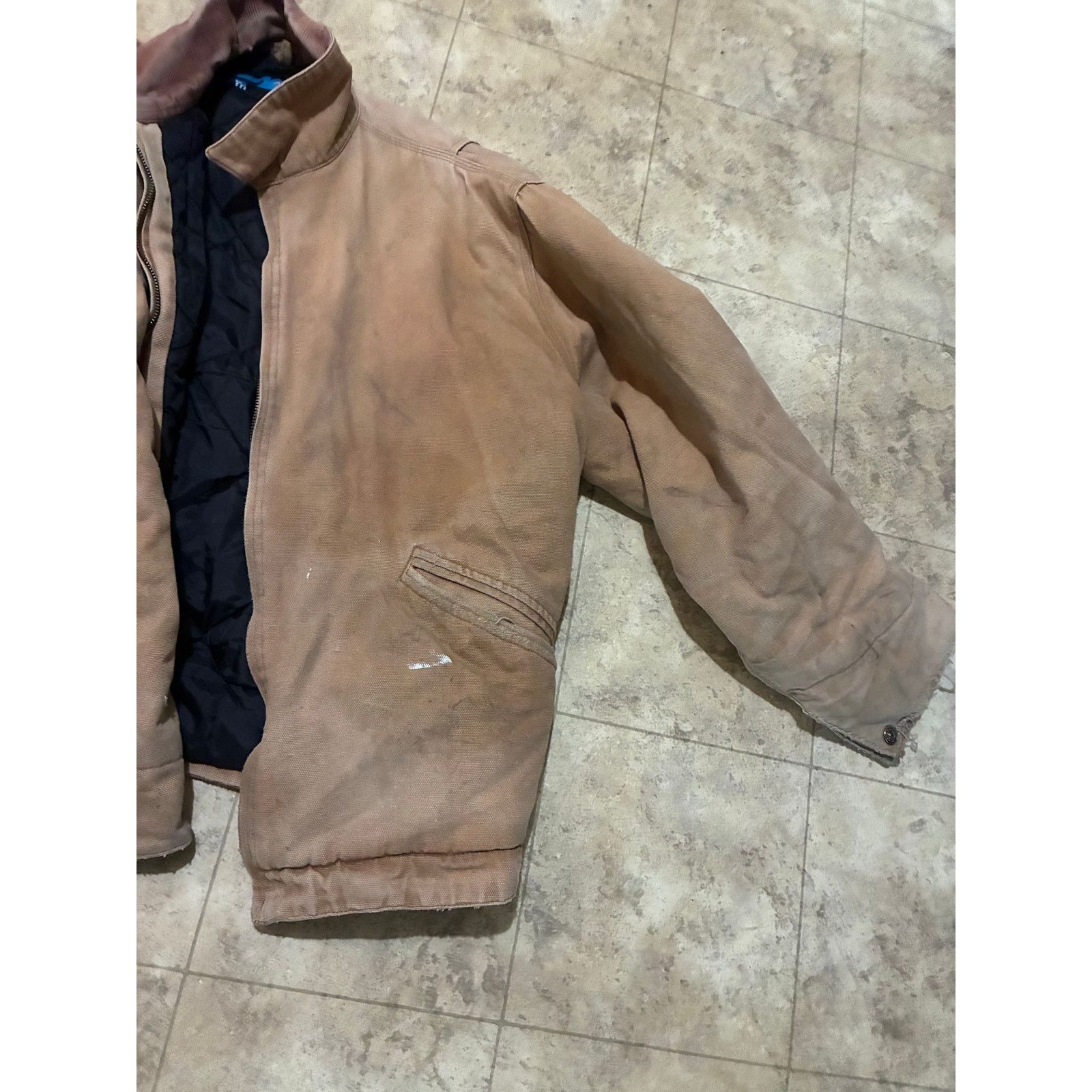 Other Vintage Tri-Mountain Tan Canvas Work Jacket XL Bangladesh Size US XL / EU 56 / 4 - 2 Thumbnail