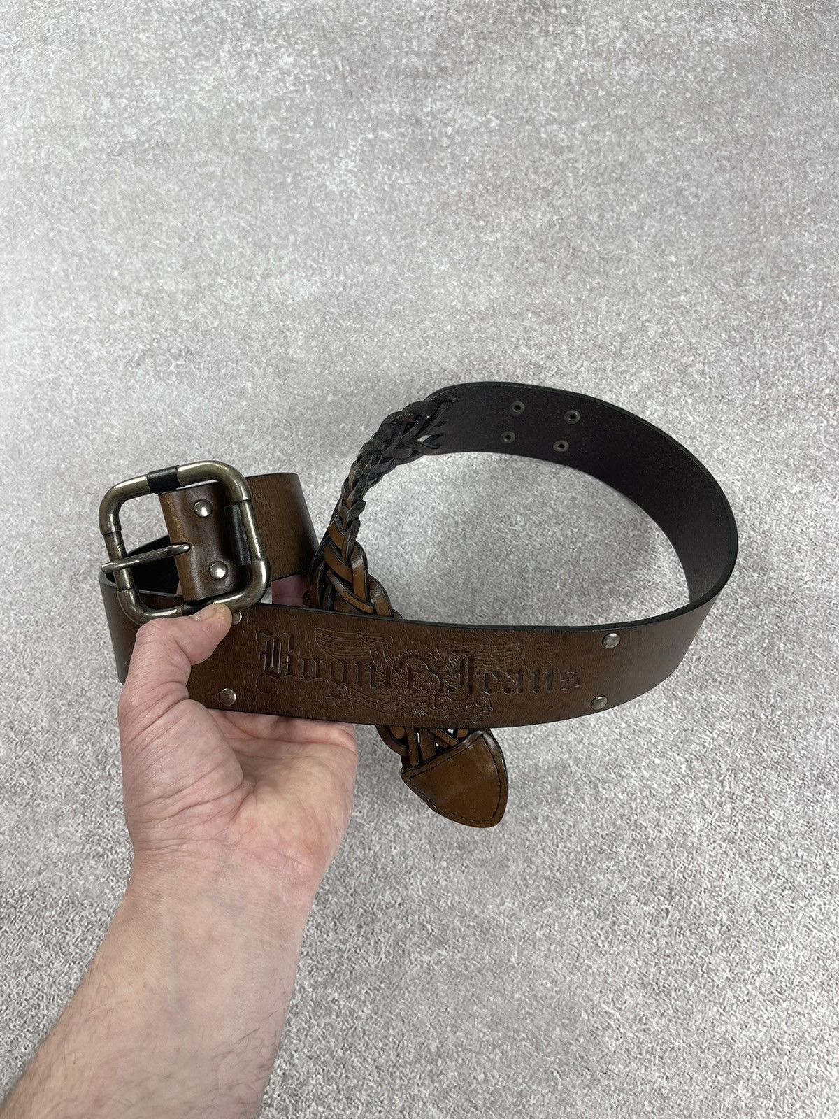 Bogner × Vintage Vintage Bogner Leather Belt Brown Unisex Size ONE SIZE - 9 Thumbnail