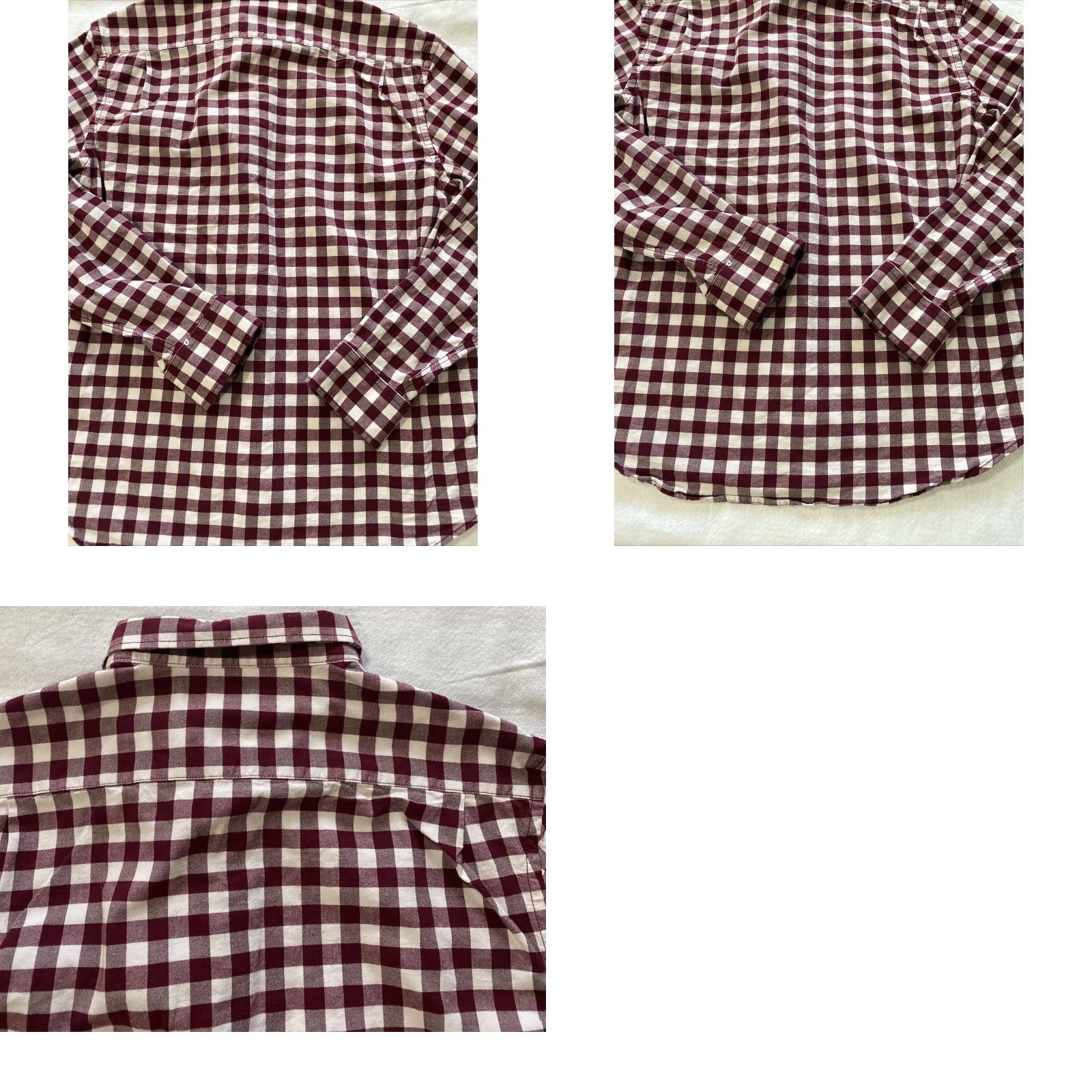 Old Navy Old Navy Button-Up Shirt Men M Red Check/24-23 Regular Fit Button-Down Collar Long Sleeve Pockets Size US M / EU 48-50 / 2 - 8 Thumbnail