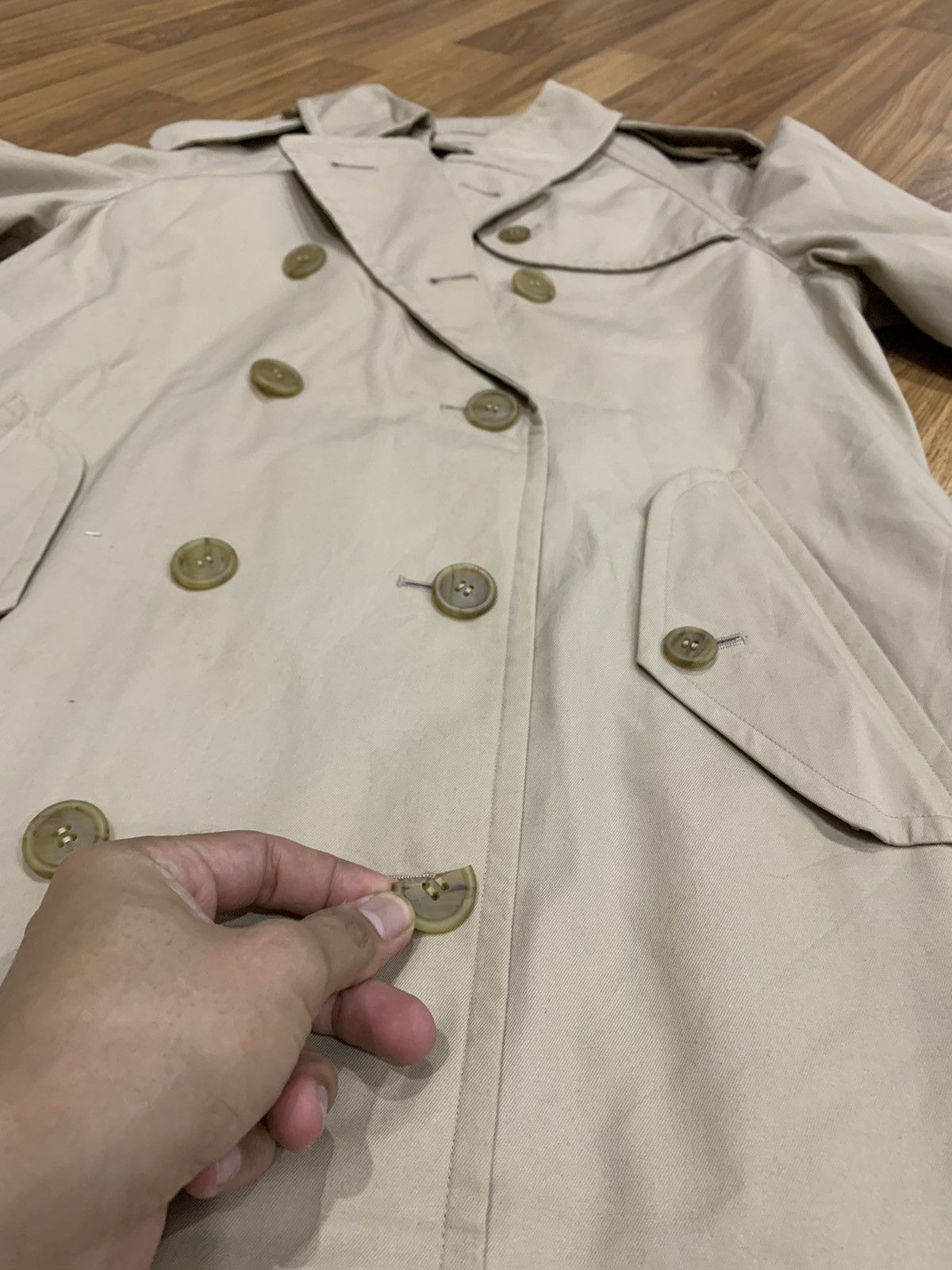 Burberry VINTAGE BURBERRY TRENCH COAT Size US M / EU 48-50 / 2 - 11 Thumbnail