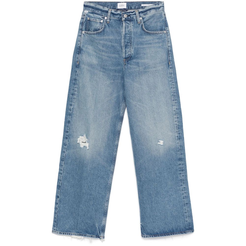 Citizens Of Humanity Citizens Of Humanity BLUE Denim - Wide-Leg Jeans Size 24" / US 00 / IT 34 - 1 Thumbnail