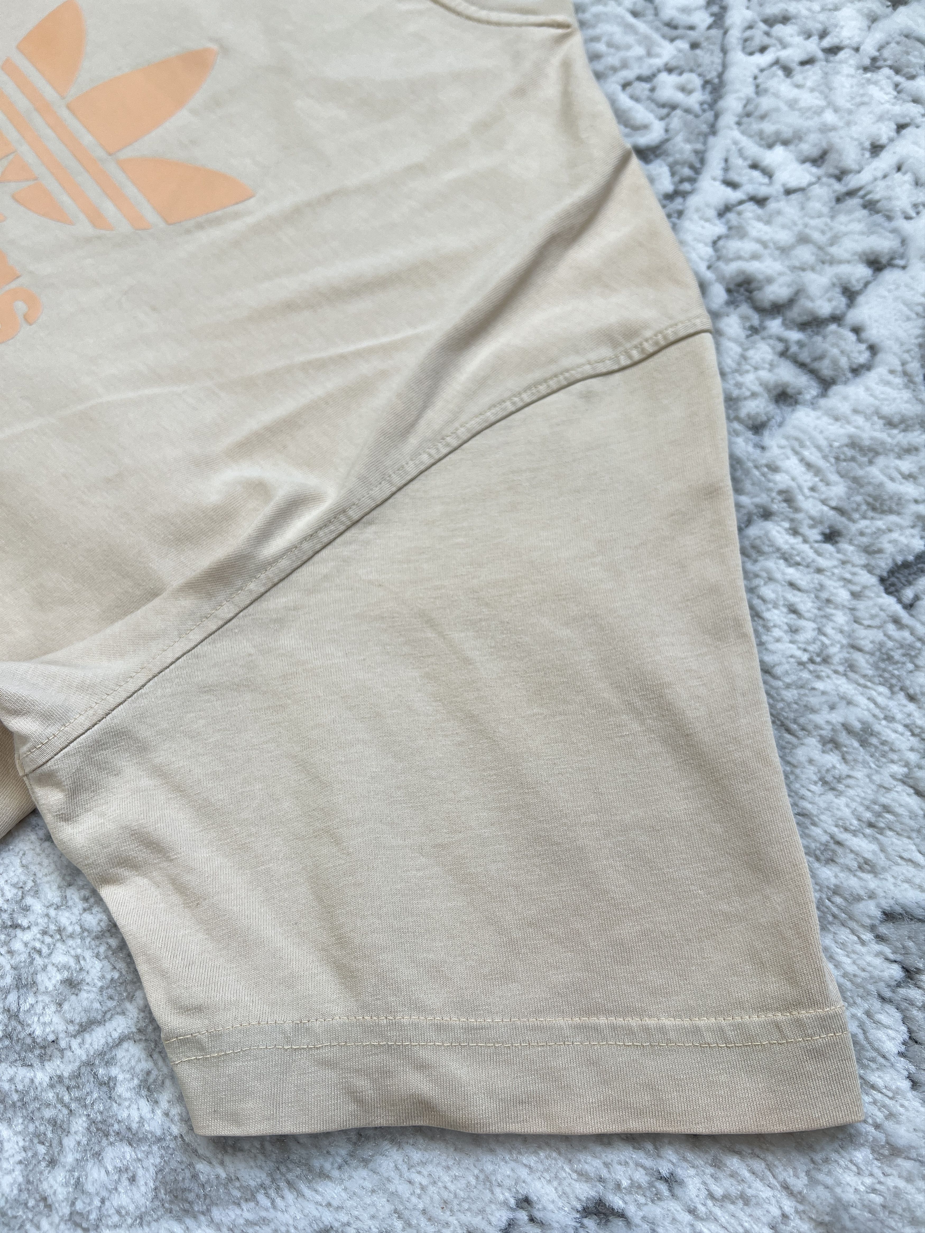 Adidas Adidas Originals Trefoil Logo T-Shirt Tee Beige Size US L / EU 52-54 / 3 - 8 Thumbnail