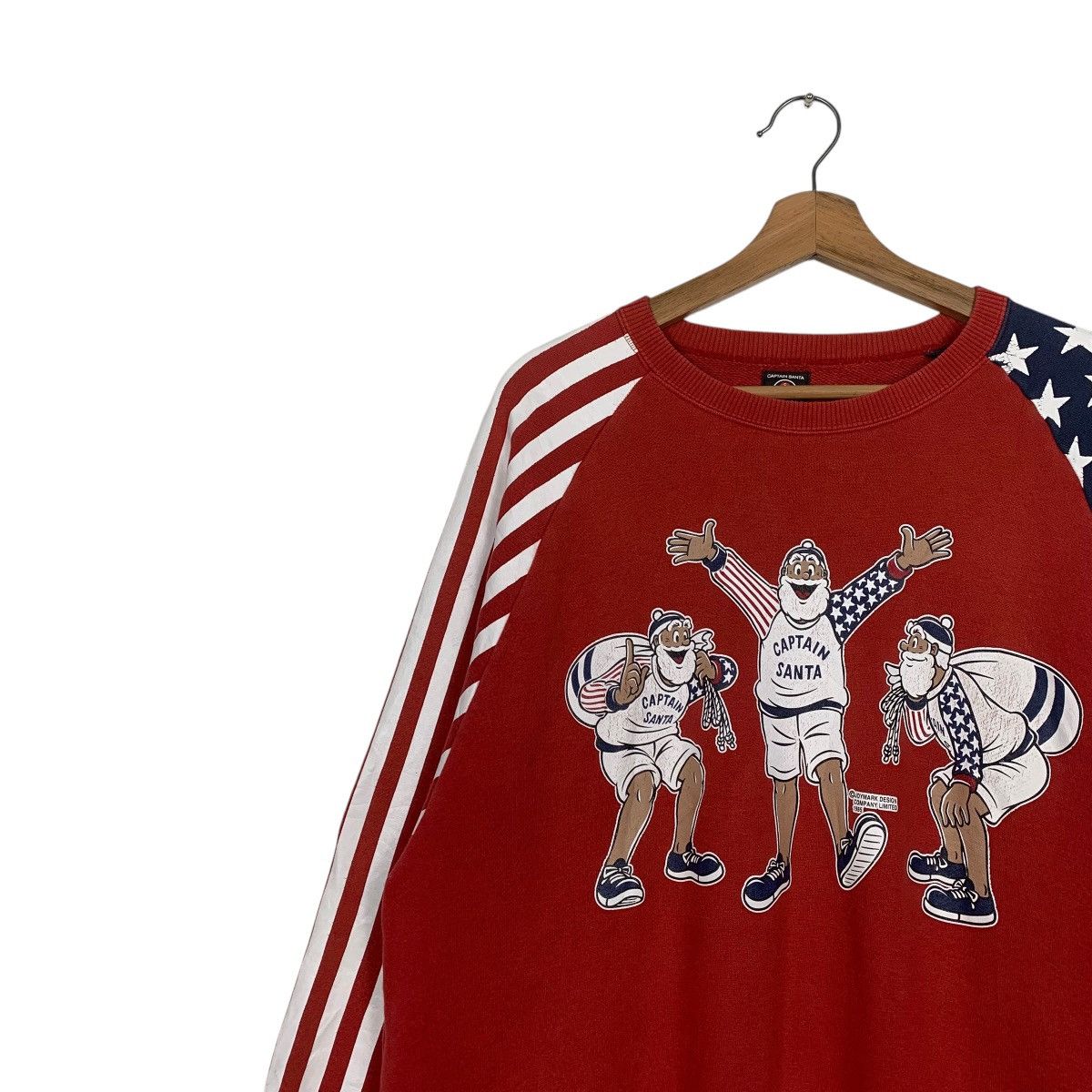 Other Captain Santa America Flag Crewneck Sweatshirt Size US L / EU 52-54 / 3 - 6 Thumbnail