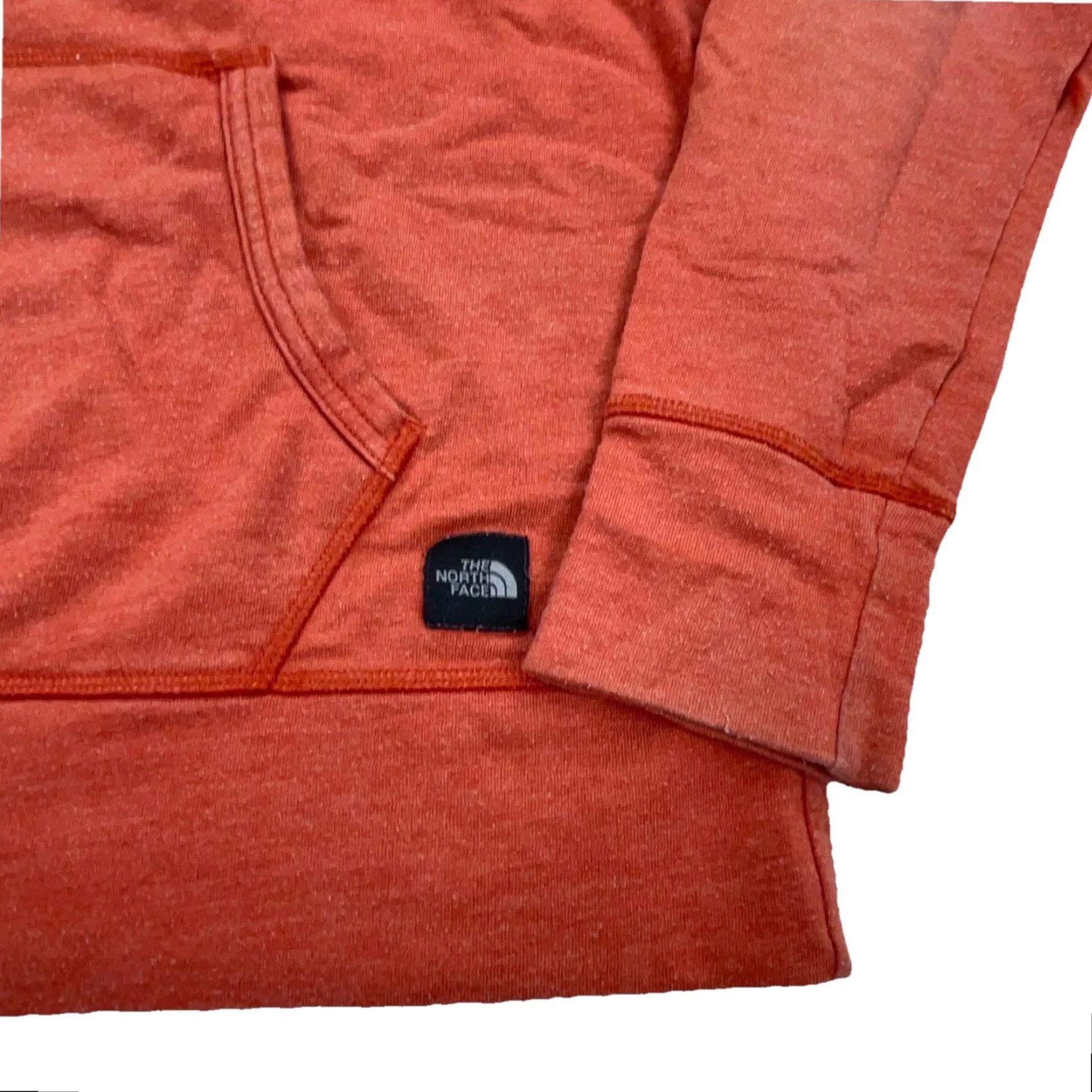 The North Face The North Face Hoodie Women M Orange Pullover Logo All Seasons Lightweight Relaxed Size M / US 6-8 / IT 42-44 - 5 Thumbnail