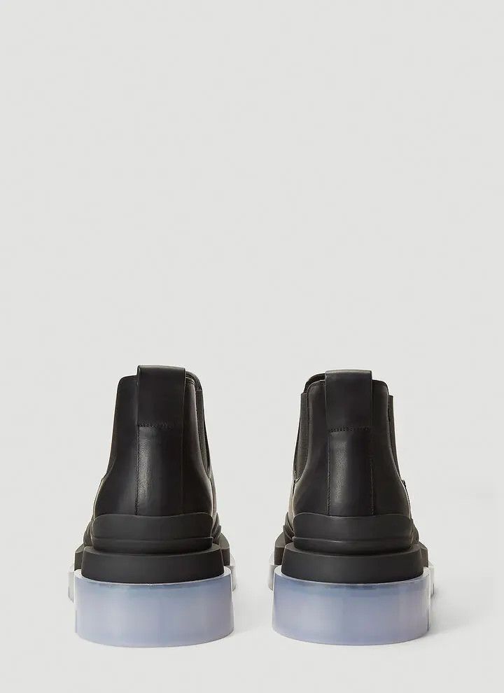 Bottega Veneta o1n1vont0924 Tire Ankle Chelsea Boot in Black Size US 10.5 / EU 43-44 - 4 Thumbnail