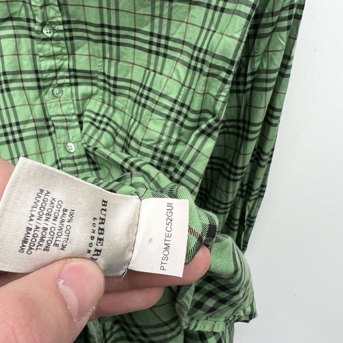Burberry Burberry shirt vintage Size US XXL / EU 58 / 5 - 6 Thumbnail