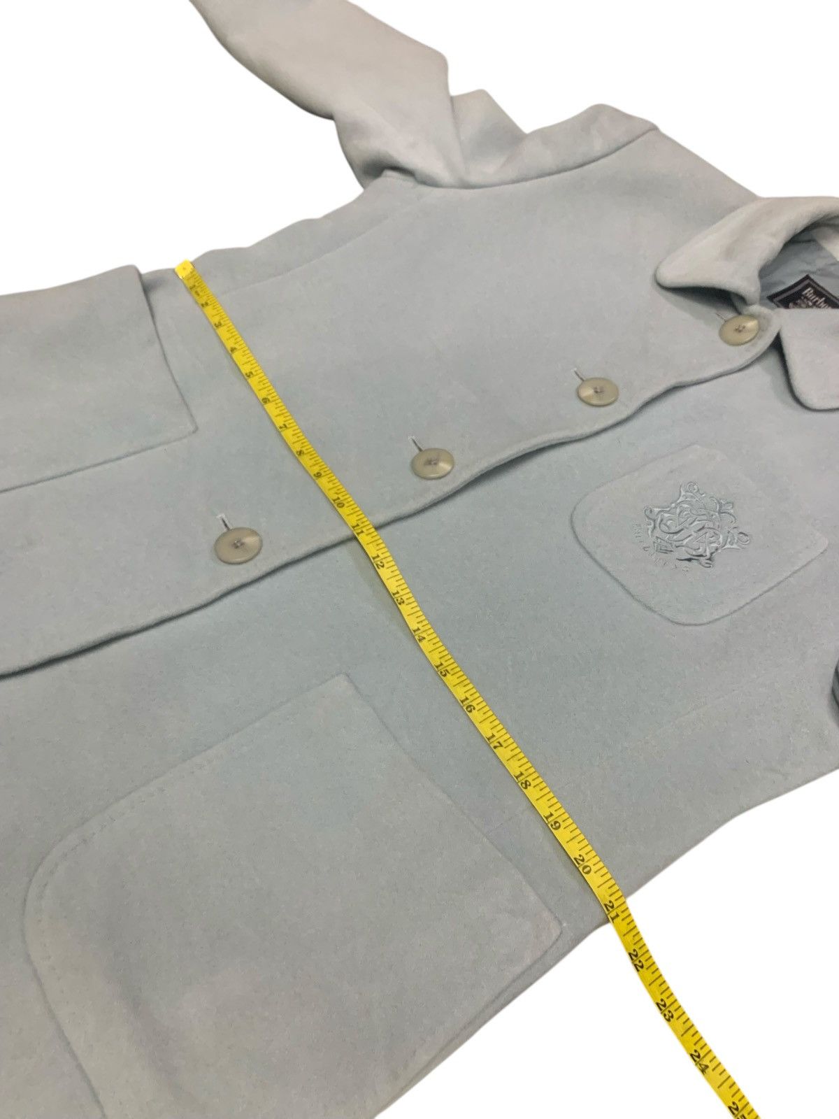 Burberry Vintage 90's Burberry's Button Ups Wool Jacket Size L / US 10 / IT 46 - 10 Thumbnail