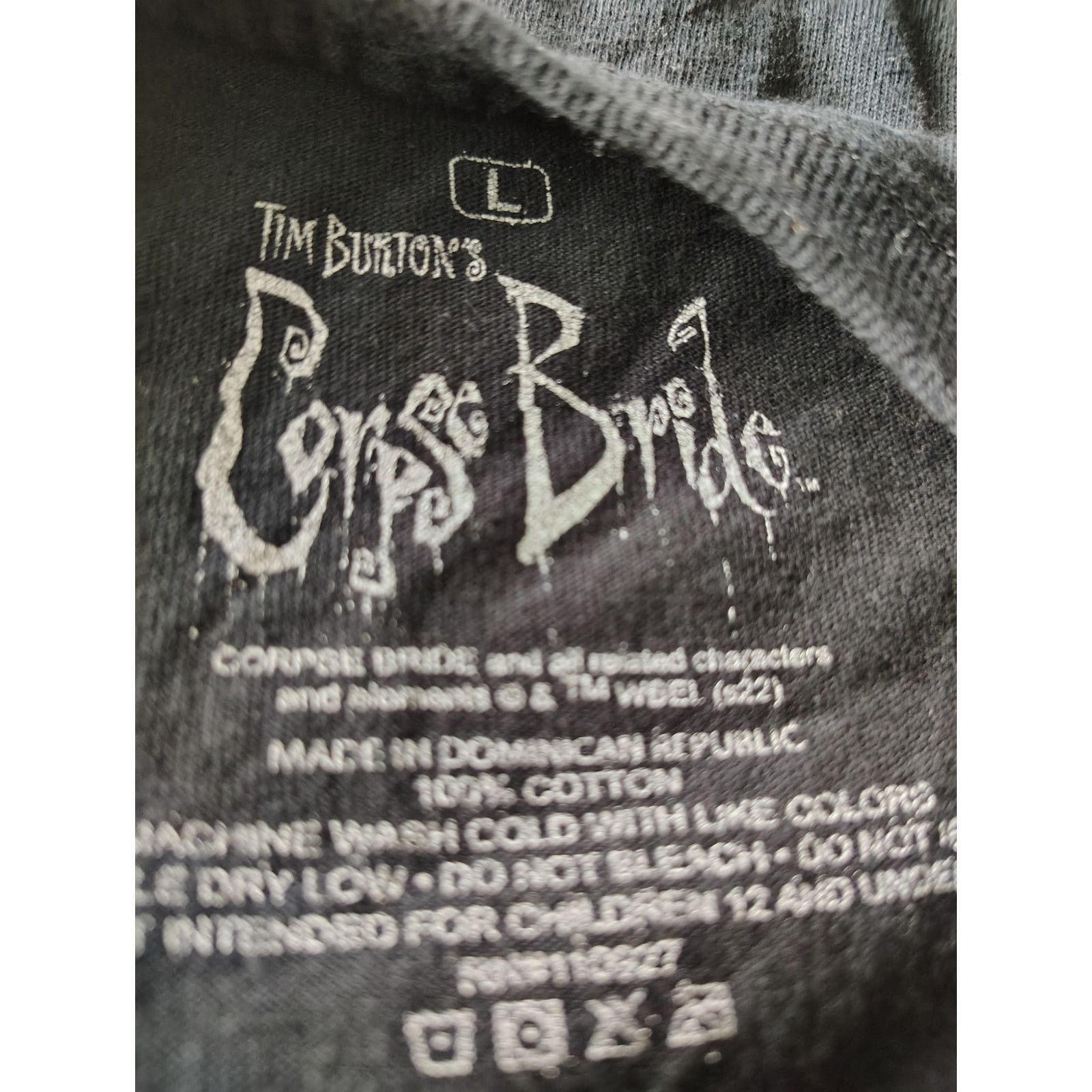 The Unbranded Brand Tim Burton Corpse Bride Tarot XIII Death Tee Size L Black Size US L / EU 52-54 / 3 - 4 Thumbnail