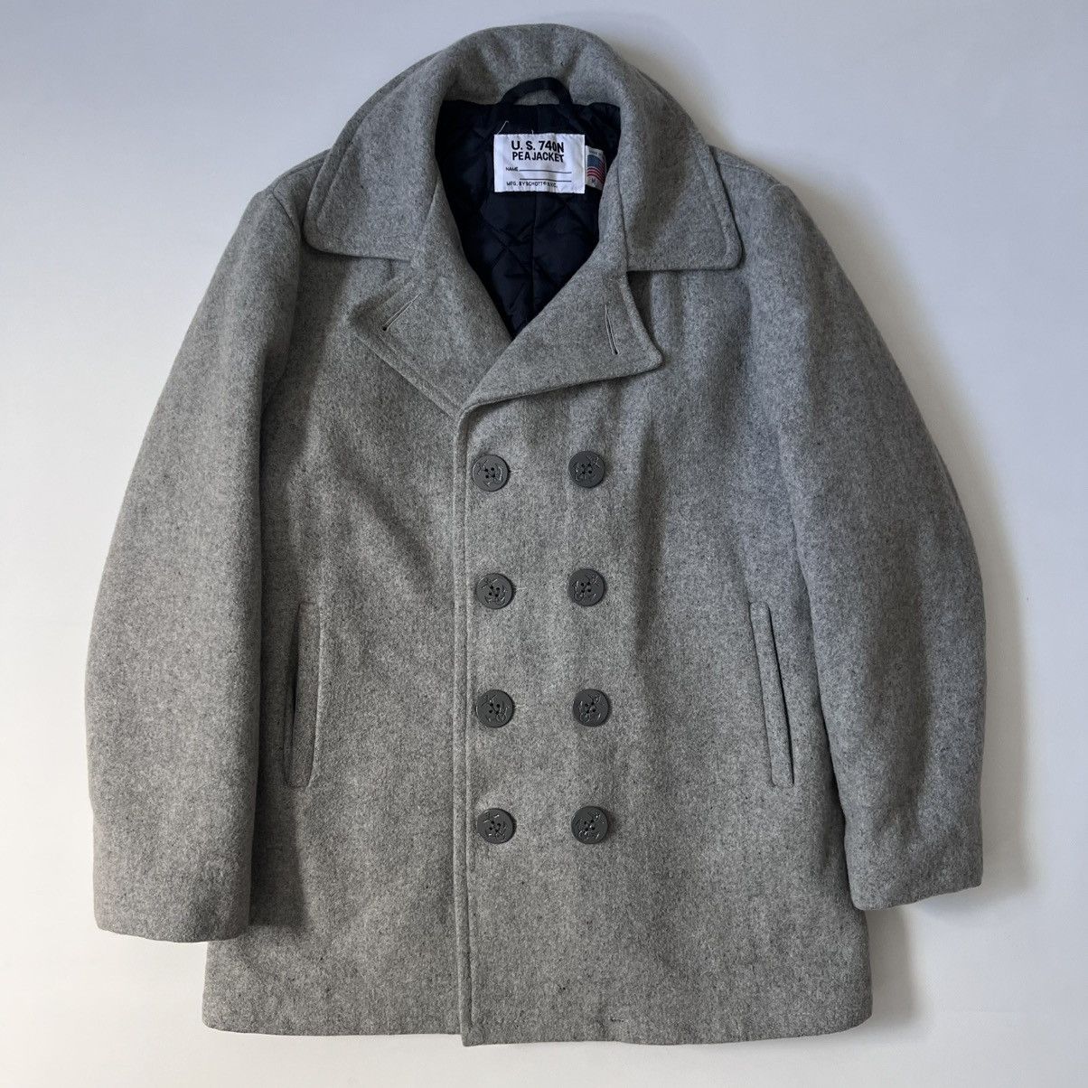 Schott Schott NYC U.S 740N Pea Jacket Size US M / EU 48-50 / 2 - 1 Thumbnail