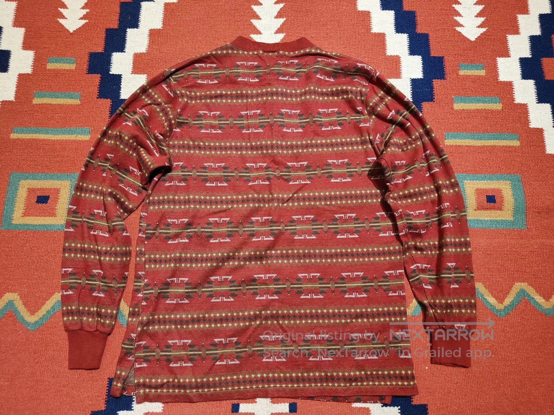 RRL Ralph Lauren Vintage Ralph Lauren RRL Henley Sweater. Size US L / EU 52-54 / 3 - 6 Thumbnail