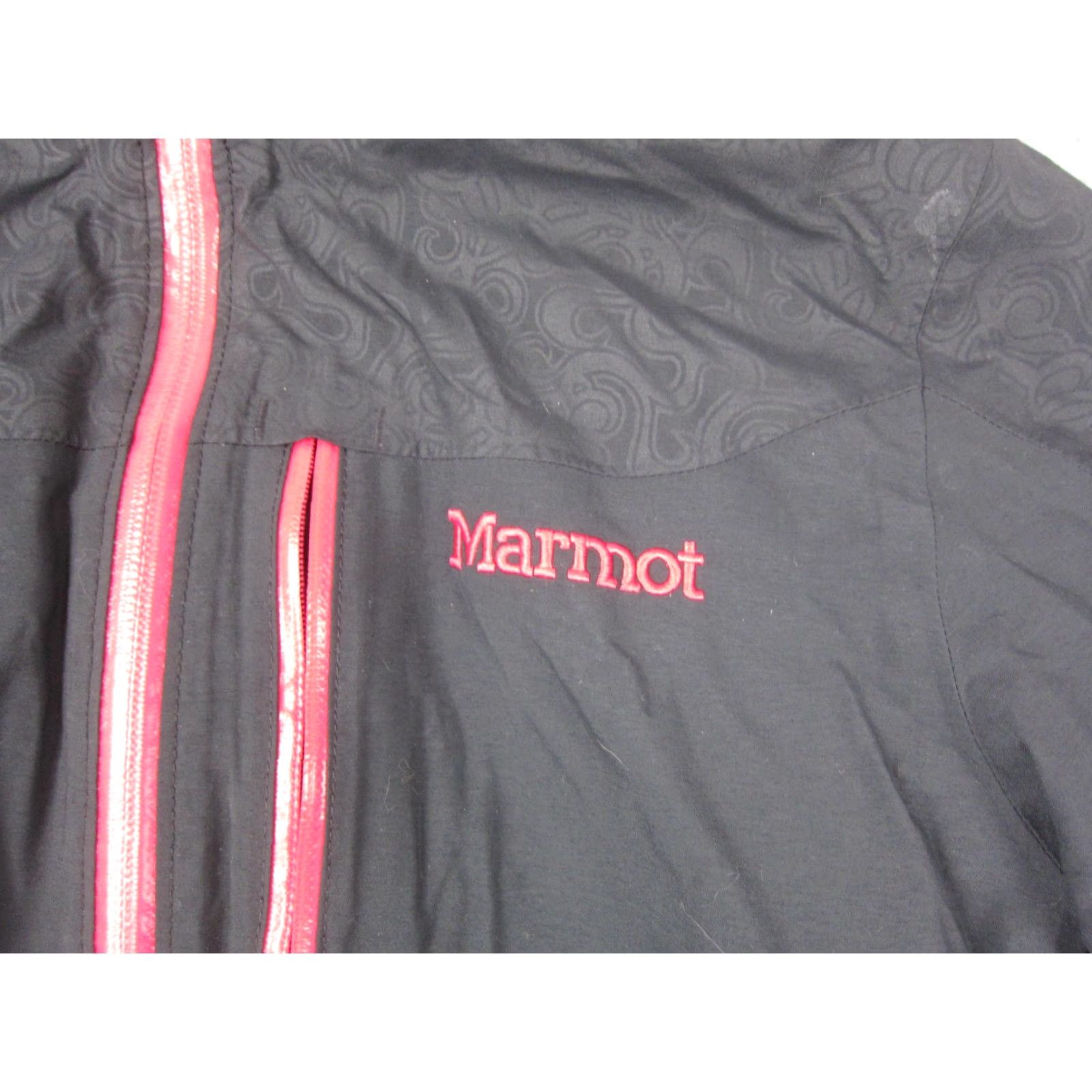 Marmot Marmot Womens Jacket Small Black Membrain Full Zip Windbreaker Hooded Raincoat Size S / US 4 / IT 40 - 3 Thumbnail