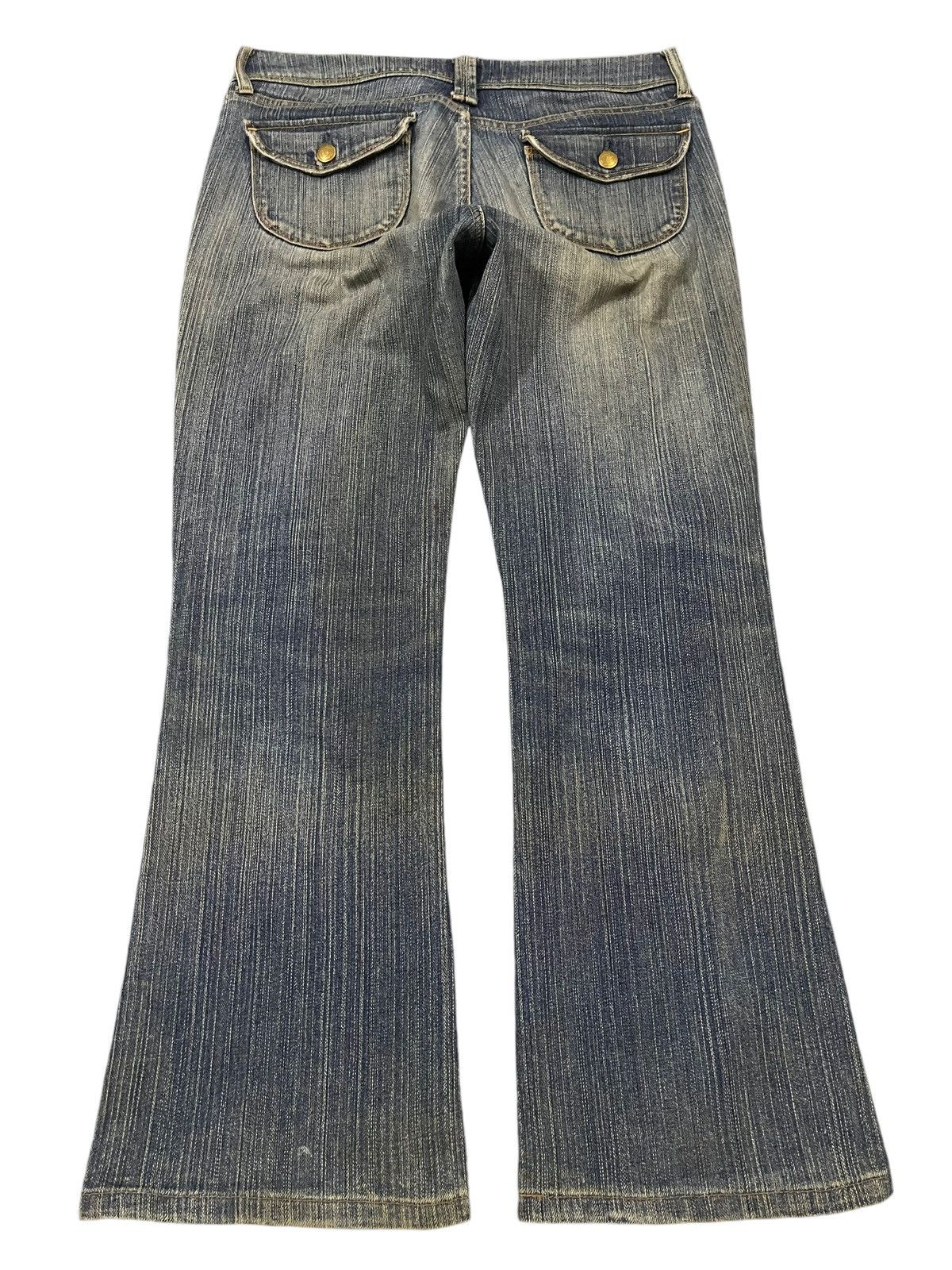 Uniqlo Vintage Japanese Uniqlo Mud Wash Style Wide Leg Jeans Size US 31 - 2 Thumbnail