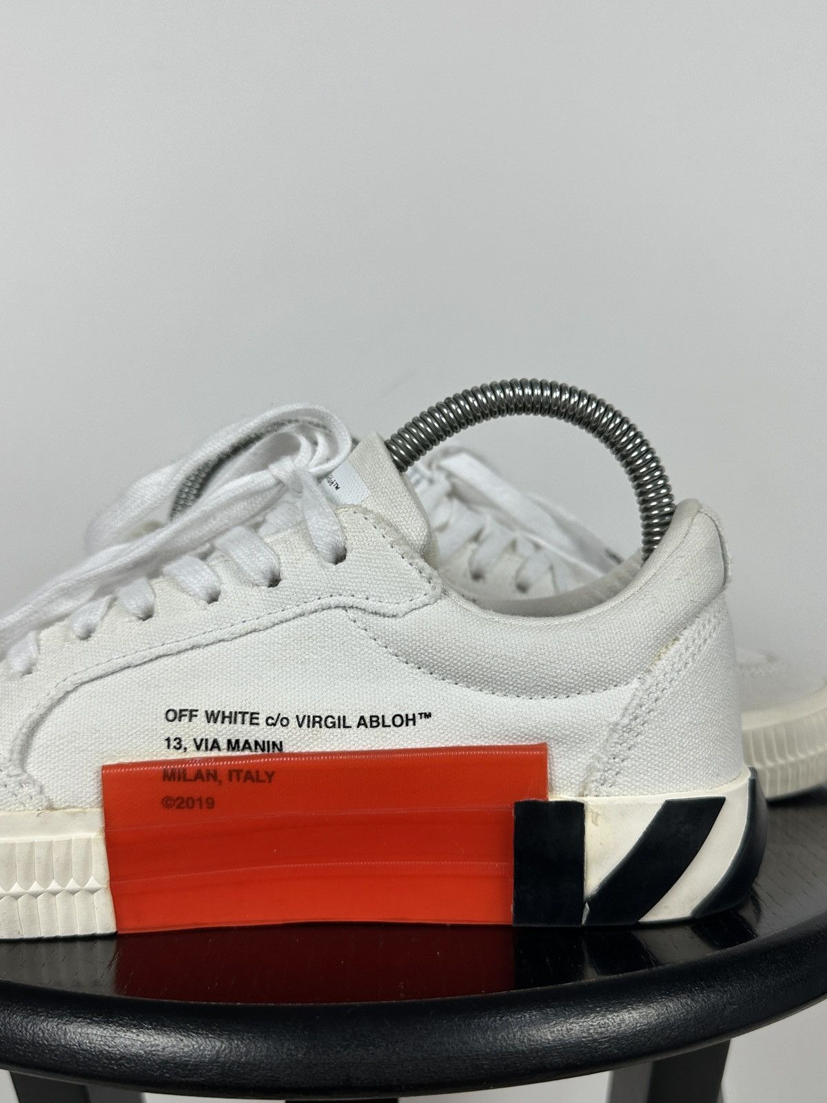 Off-White Off-White Vulcanized Virgil Abloh Low Top Sneakers Size US 7 / IT 37 - 19 Thumbnail