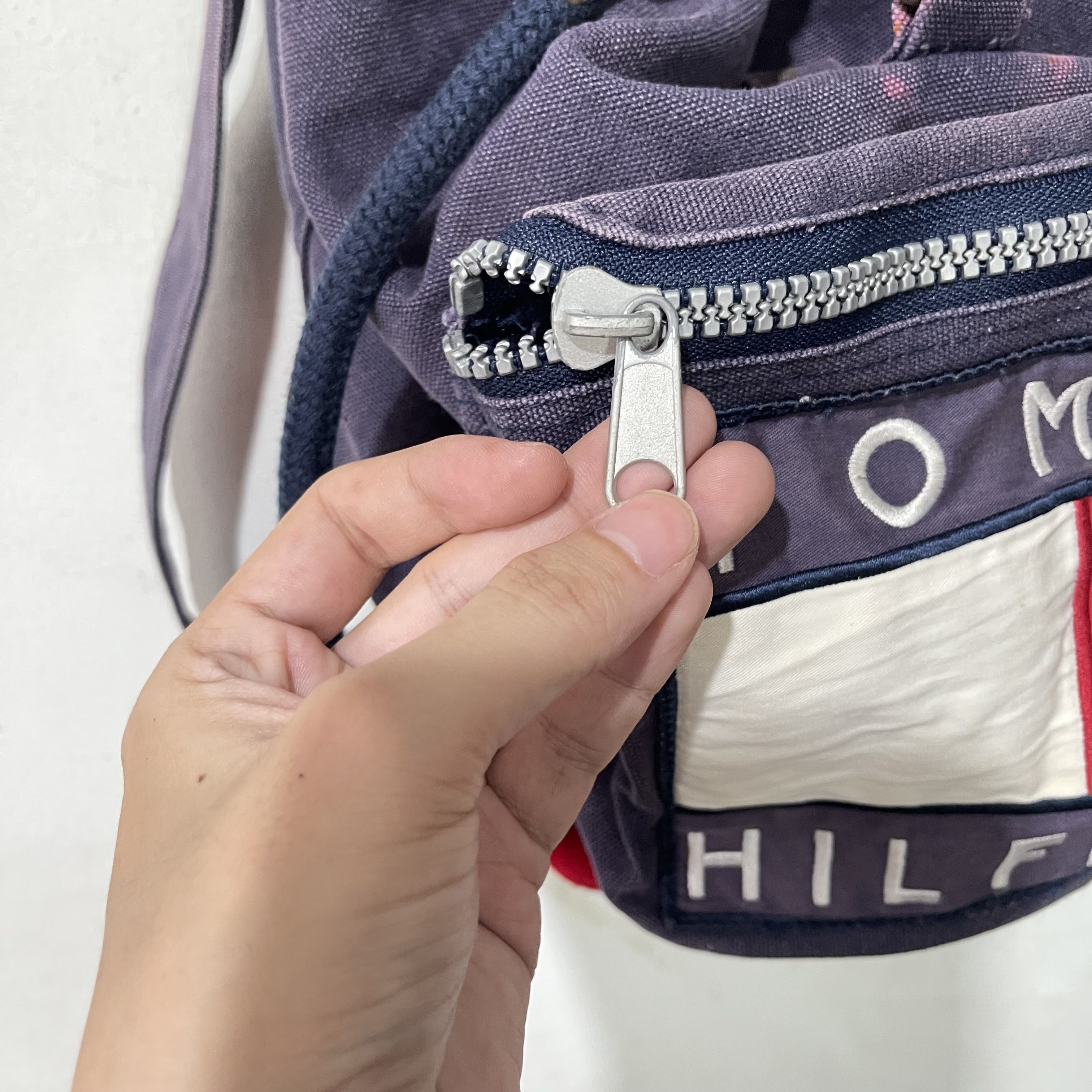 Tommy Hilfiger Vintage 90s Tommy Hilfiger Backpack Size ONE SIZE - 6 Thumbnail