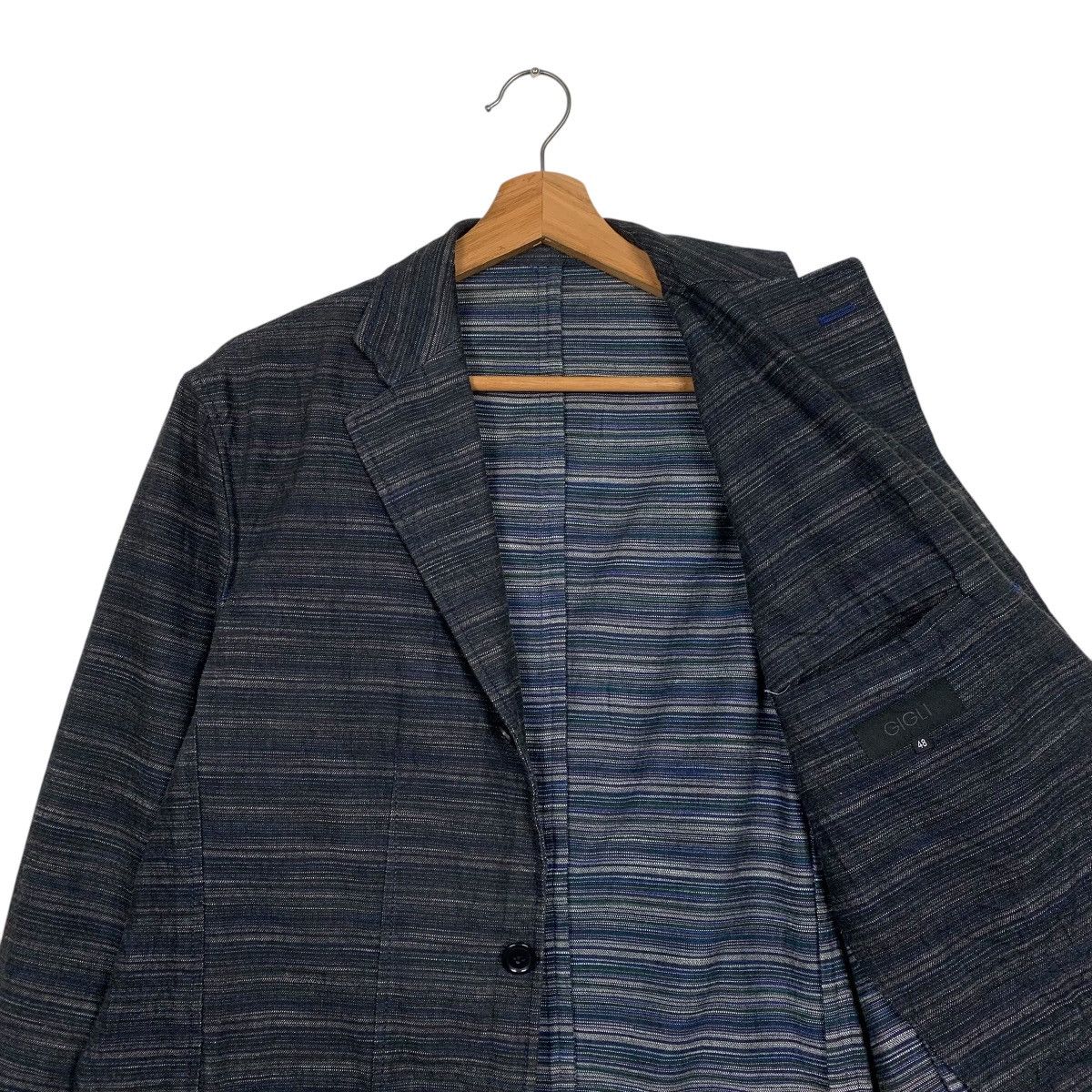 Romeo Gigli Gigli Stripe Casual Jacket Size US M / EU 48-50 / 2 - 10 Thumbnail