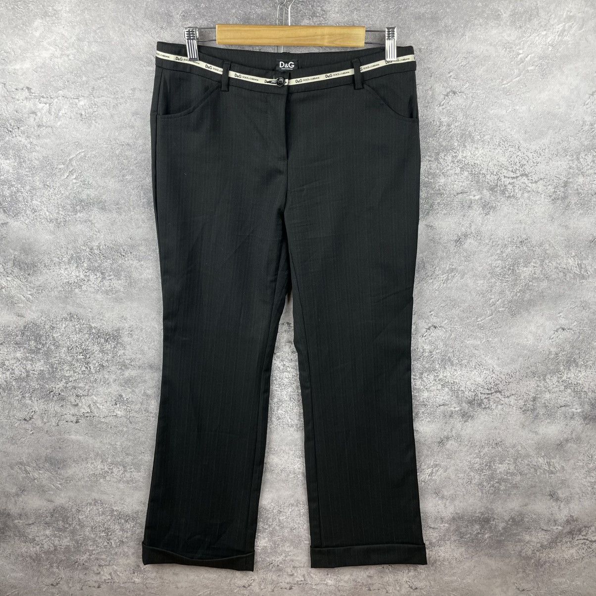 Dolce & Gabbana Vintage Dolce Gabbana Straight Pants Luxury Y2K Size 30" / US 8 / IT 44 - 1 Thumbnail
