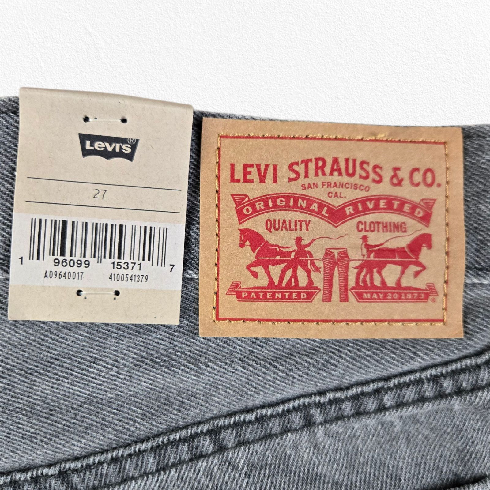 Levi's Levi's Low Pro Grey Happy Accident Mid Rise Jeans Size 27 Size 27" / US 4 / IT 40 - 13 Thumbnail