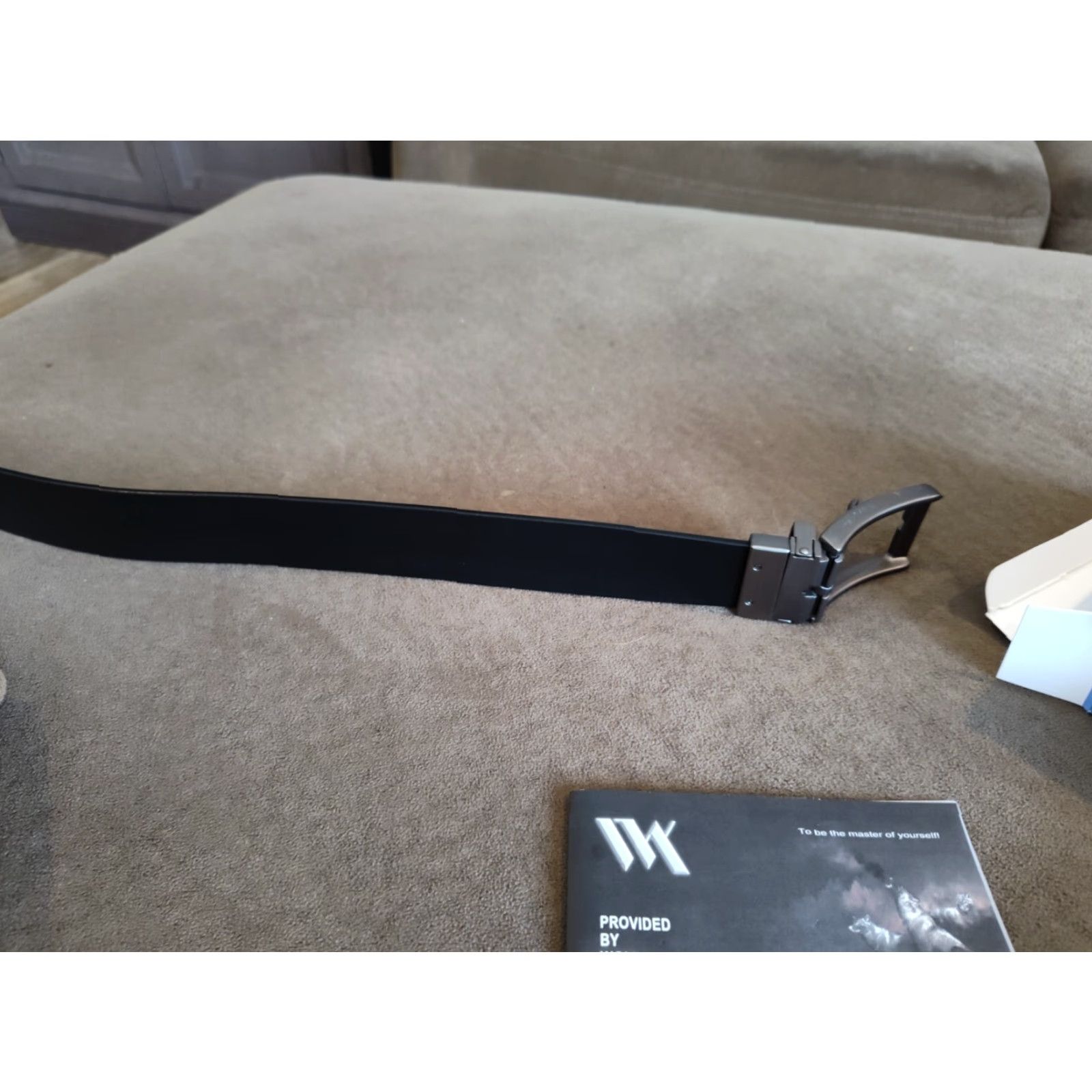 Vintage WOLFANT Reversible Leather Belt 45" Brown Black Mens Size ONE SIZE - 5 Thumbnail