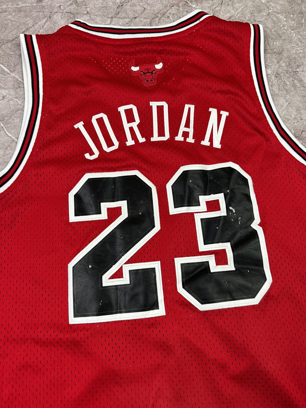 NBA × Nike × Vintage Nike 1990s Vintage Chicago Bulls Jordan 23 Jersey Shirt Rare Size US S / EU 44-46 / 1 - 4 Thumbnail
