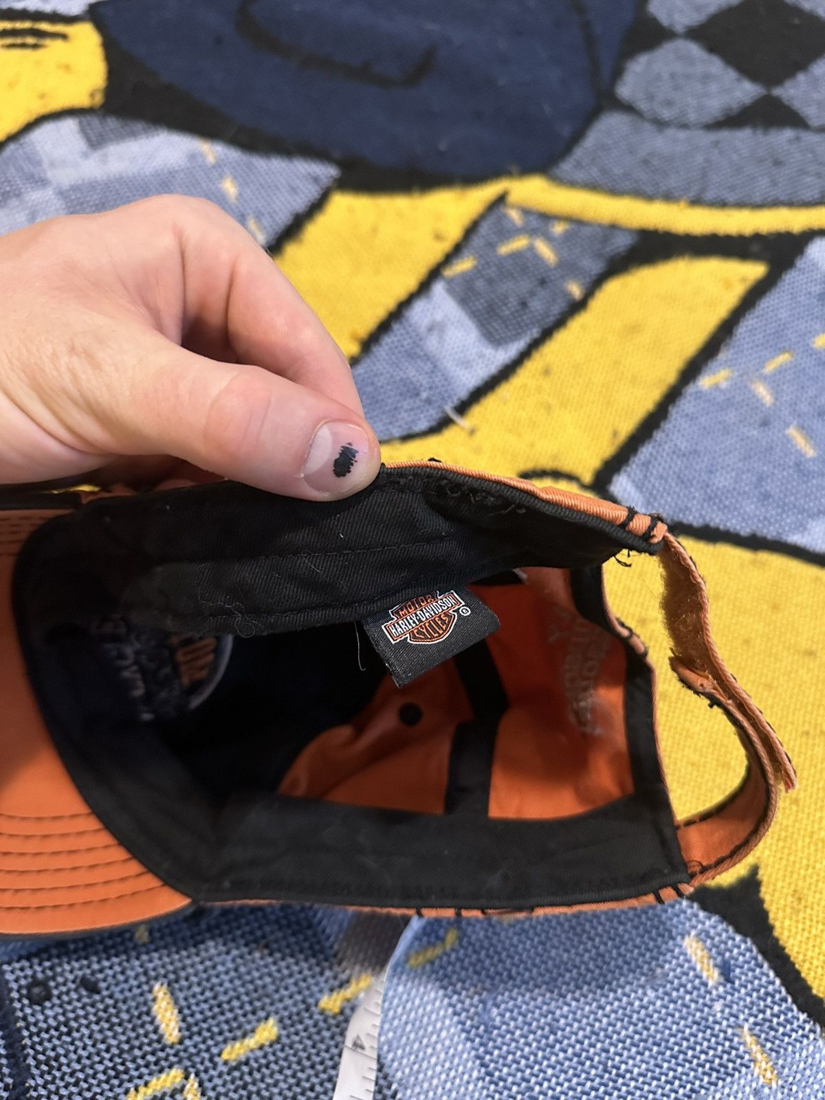Harley Davidson Vintage Harley Davidson Hat Size ONE SIZE - 3 Thumbnail