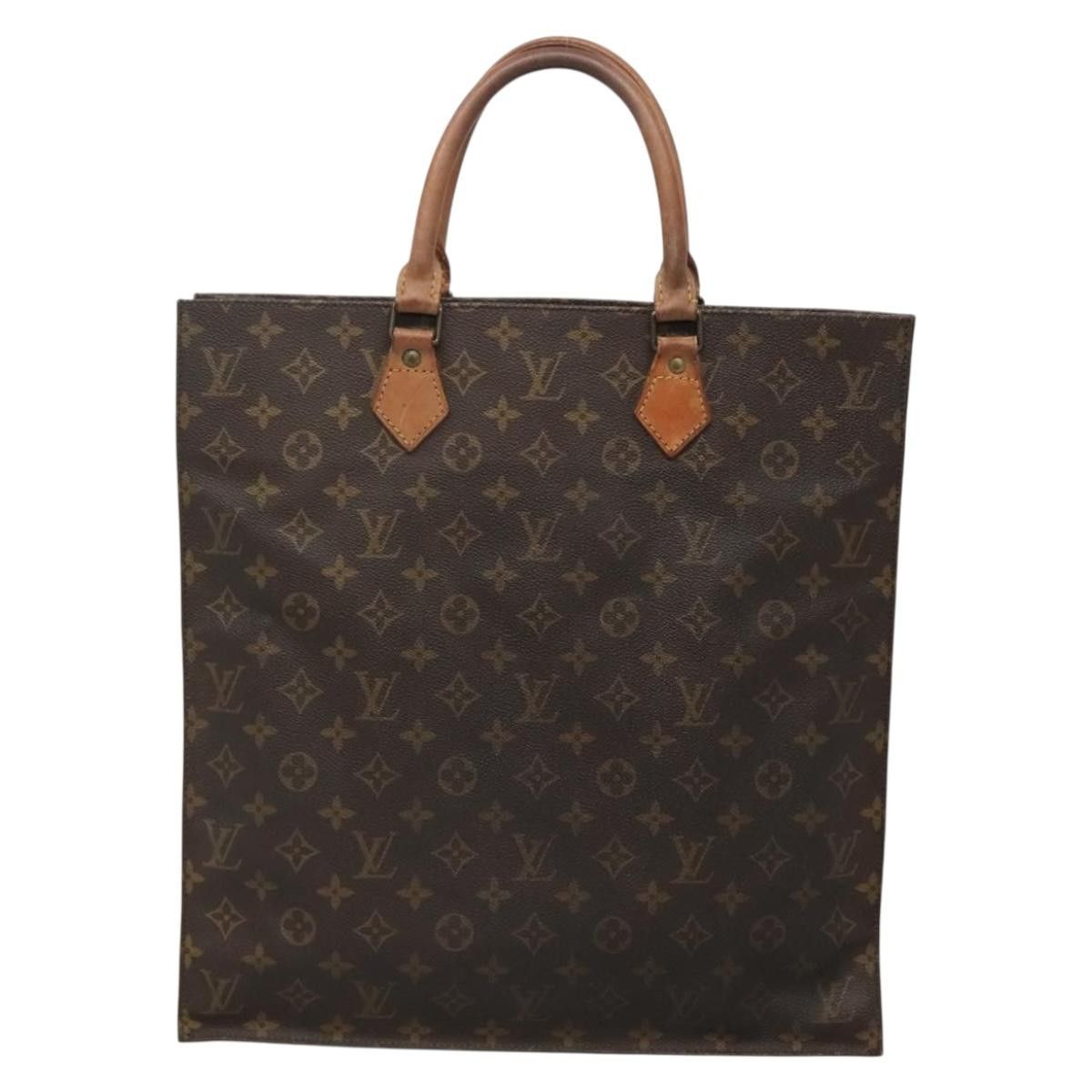 Louis Vuitton LOUIS VUITTON Monogram Sac Plat Hand Bag M51140 Size ONE SIZE - 13 Thumbnail