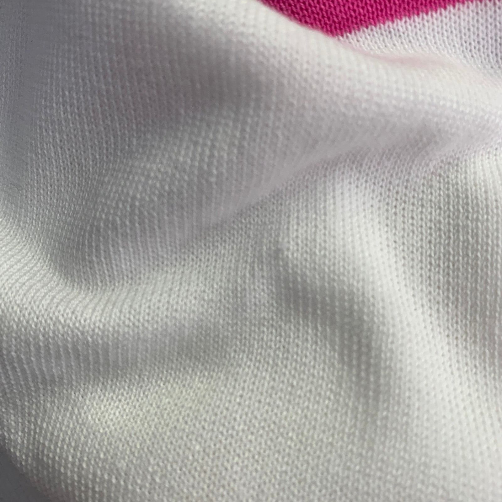 Mr Turk XL White Multi Color Rainbow Cotton Knit Ringer T-shirt Size US XL / EU 56 / 4 - 7 Thumbnail