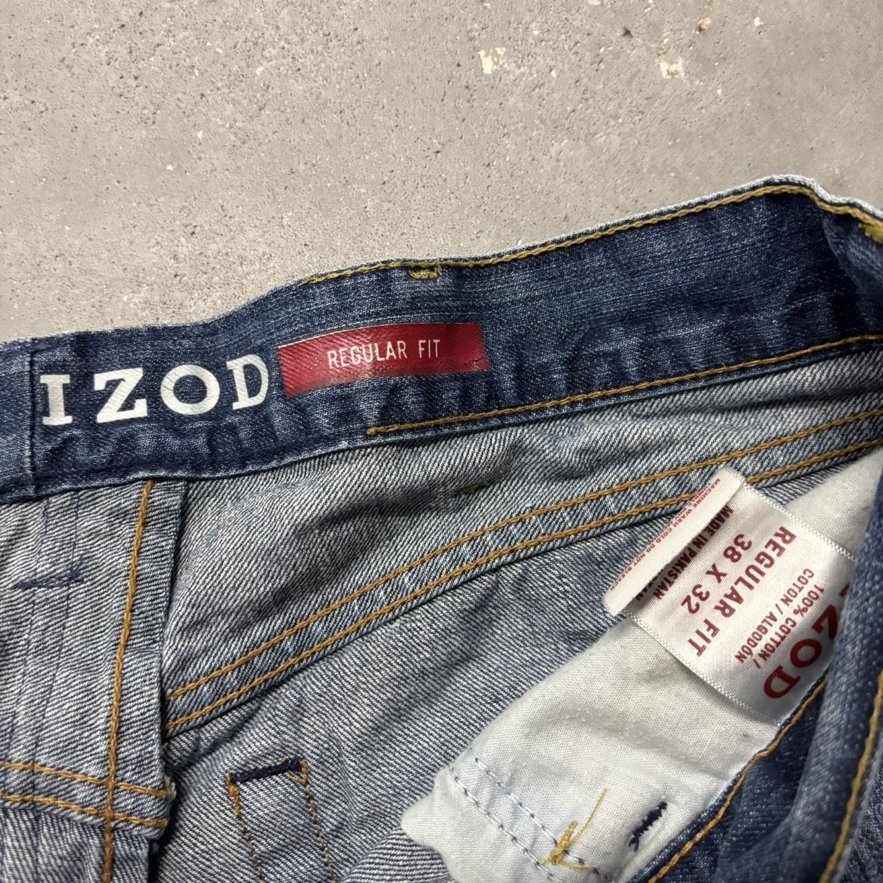 Japanese Brand × Vintage Crazy Vintage Y2K/2000s Grunge Faded Dark Wash Denim Jeans! Size US 36 / EU 52 - 8 Thumbnail