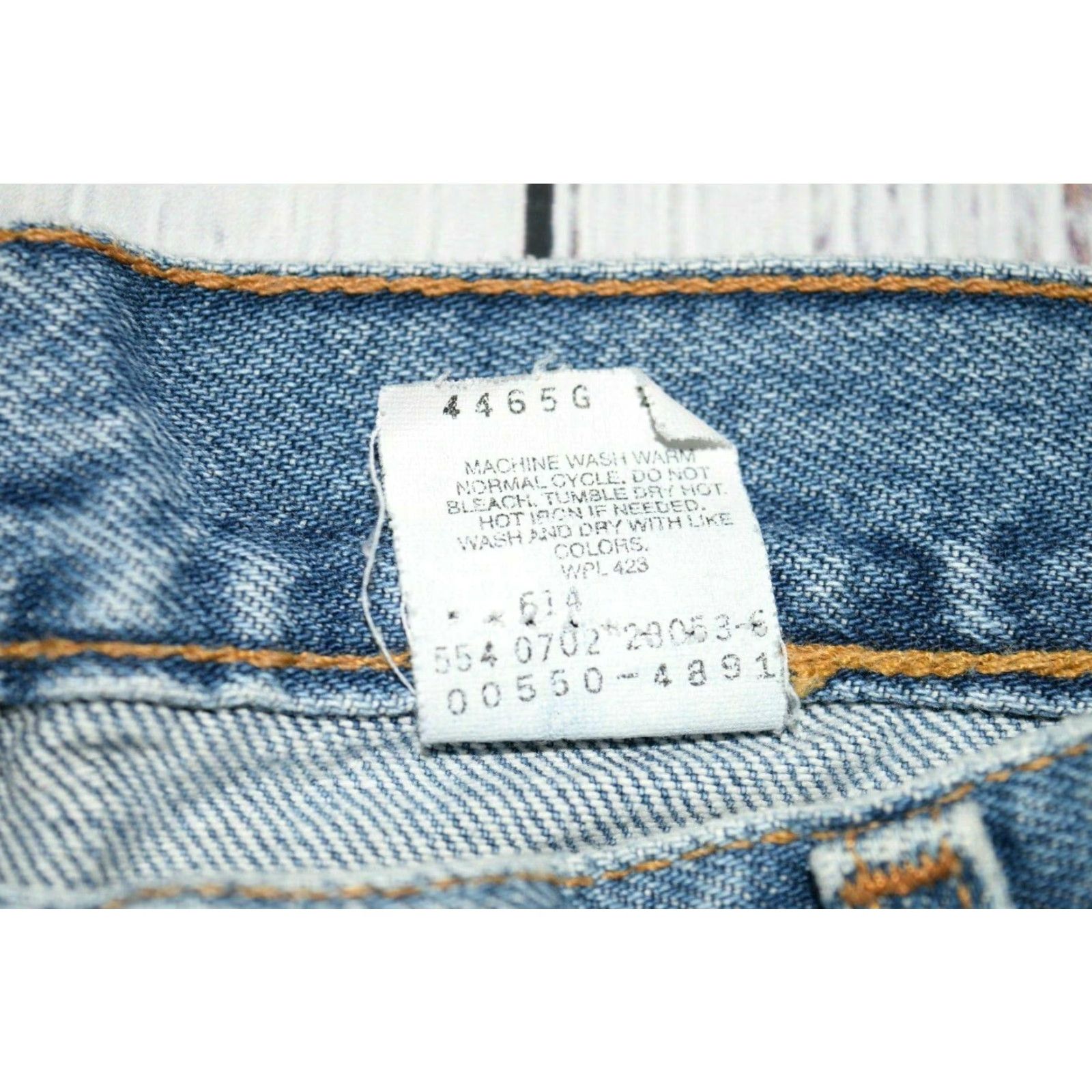 Levi's VINTAGE Levi’s 550 Jeans Denim Mens 38x32 Blue Relaxed Fit 1990s USA 5-Pocket Mens Jeans Size US 38 / EU 54 - 6 Thumbnail