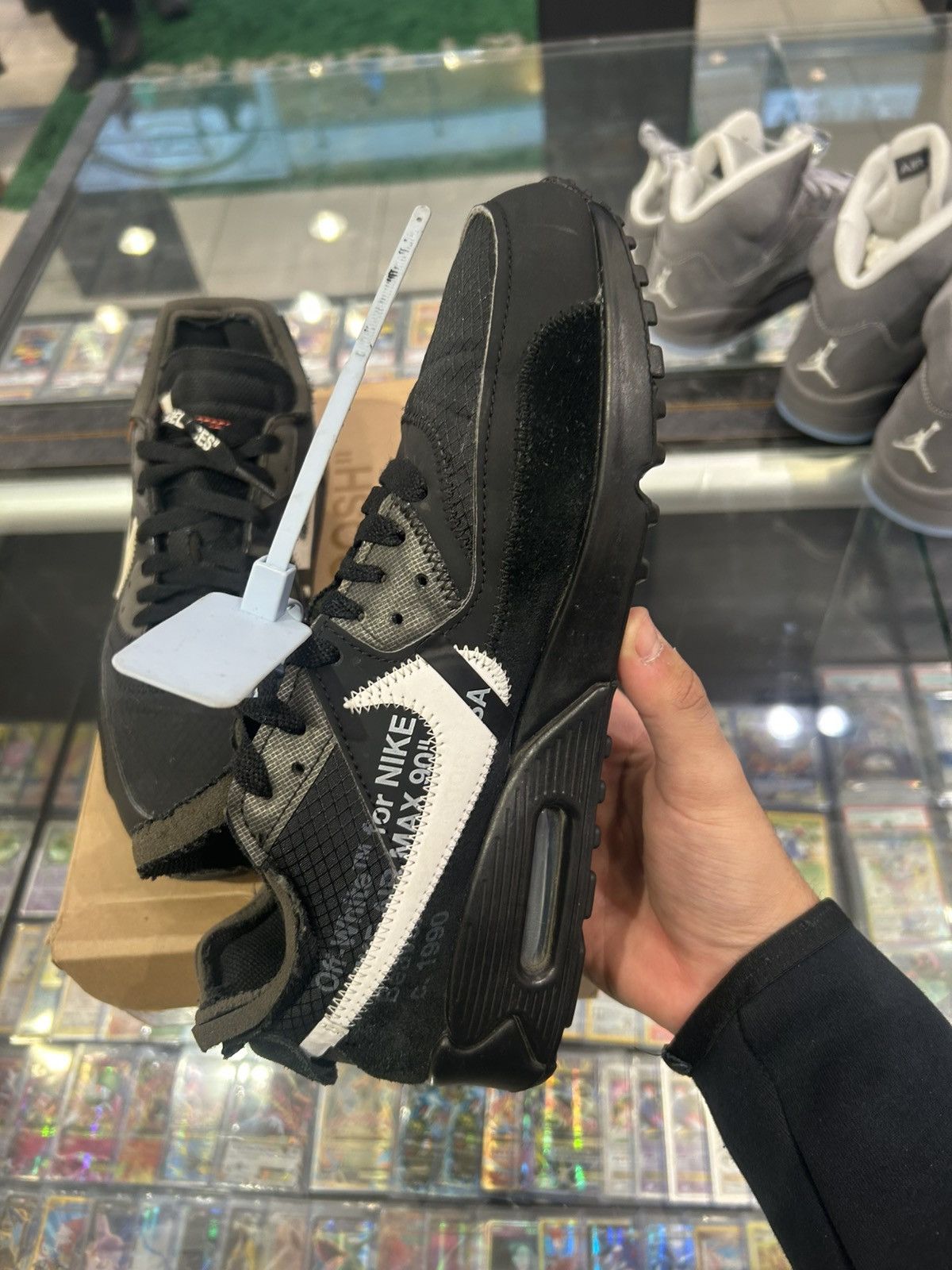 Nike × Off-White Nike Airmax 90 Off-White Black Size US 8 / EU 41 - 4 Thumbnail