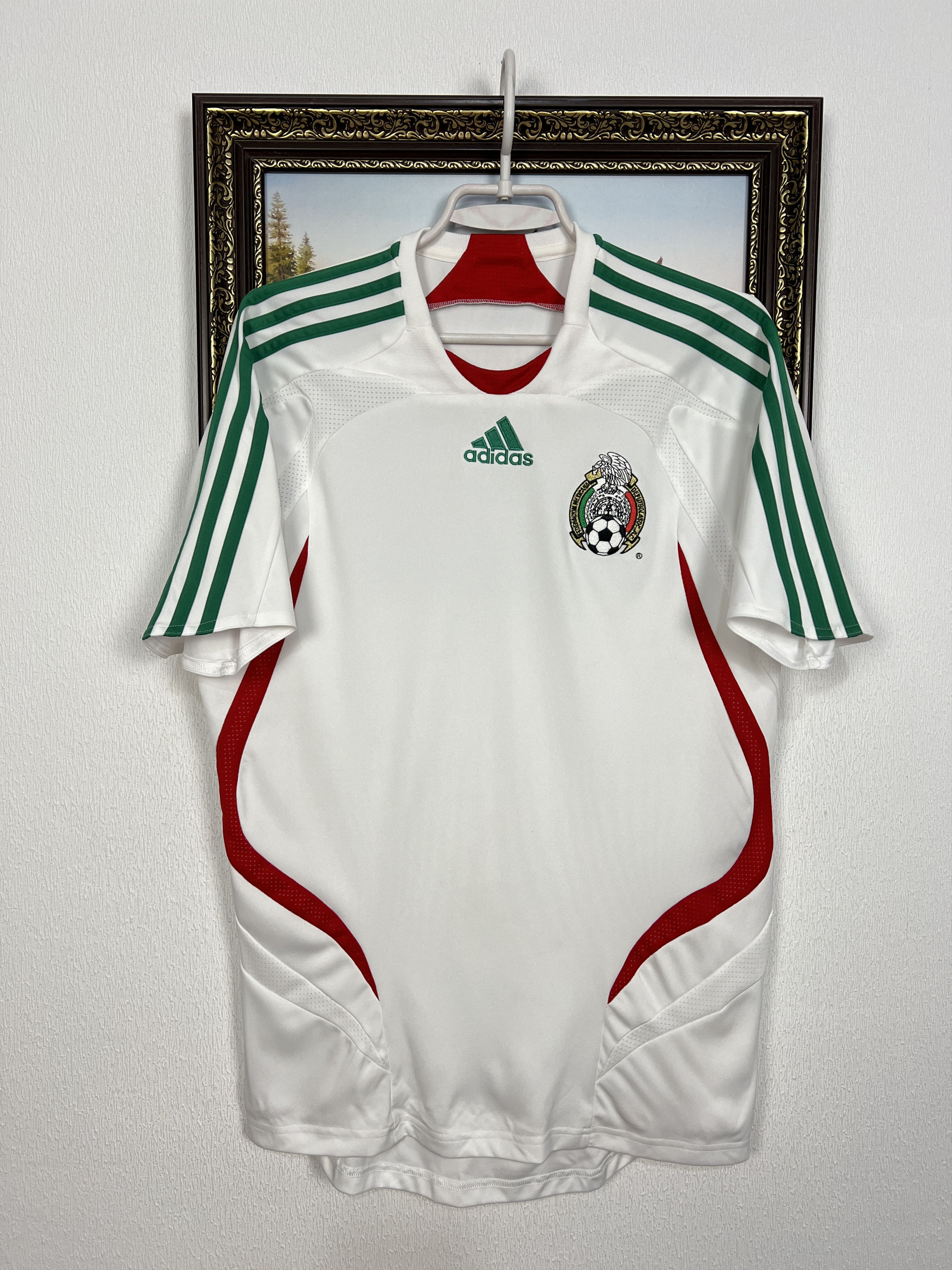Adidas Mexico Home football shirt 2007 Soccer Adidas Jersey Trikto Size US S / EU 44-46 / 1 - 1 Thumbnail