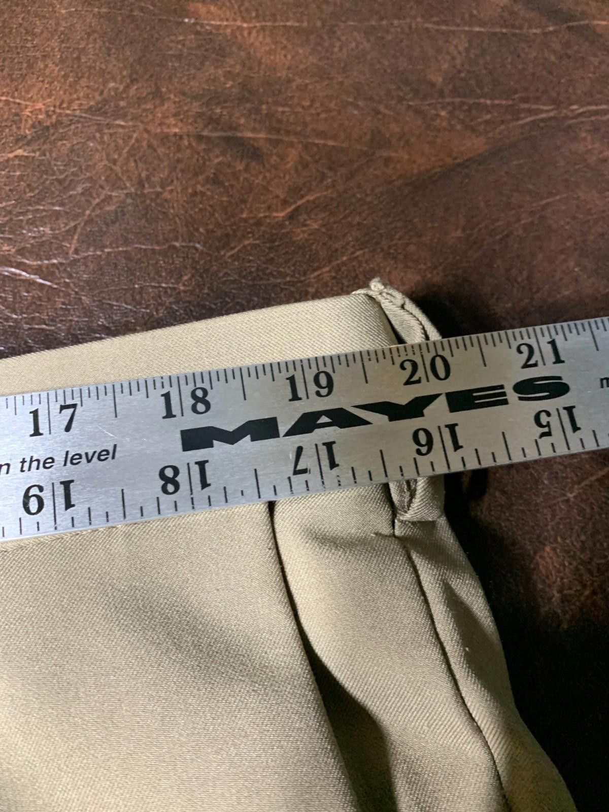 Haggar Haggar Khaki Mens 40/32 Premium Comfort Classic Fit Flat 281 Size US 40 / EU 56 - 9 Thumbnail