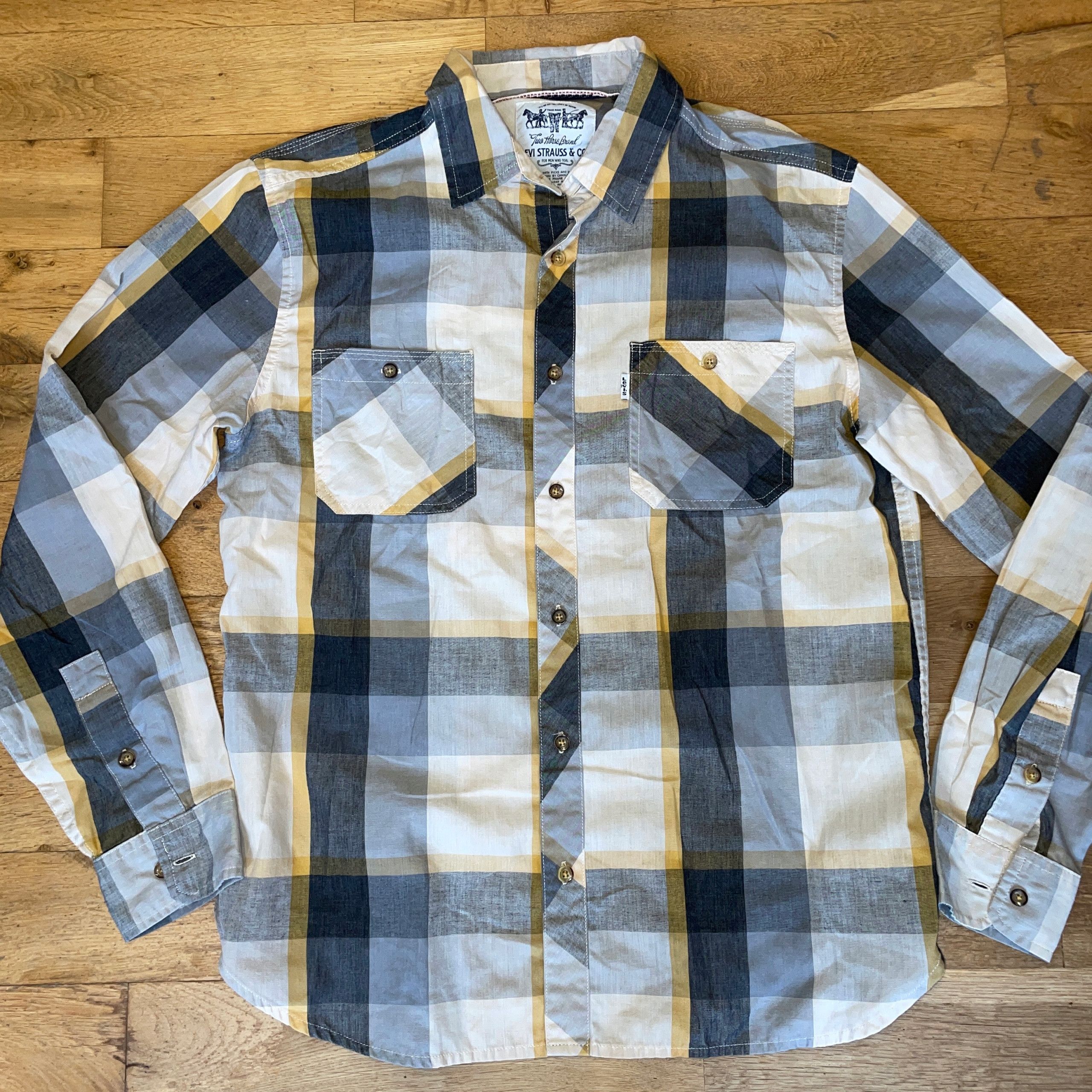 Levi's × Levi's Made & Crafted × Levi's Vintage Clothing LEVI STRAUSS & CO MEN'S LONG SLEEVE CHECK SHIRT Size. M Size US M / EU 48-50 / 2 - 1 Thumbnail