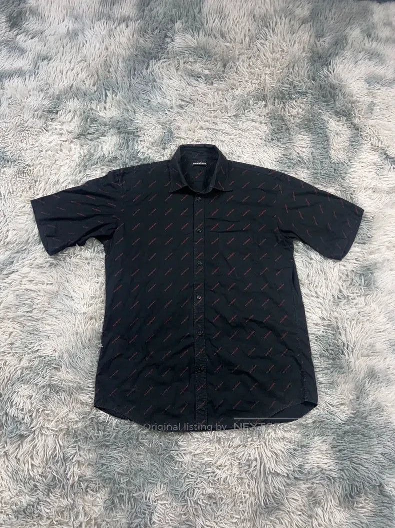 Balenciaga Balenciaga Printed Shirt Size 38 Size XS / US 0-2 / IT 36-38 - 1 Thumbnail