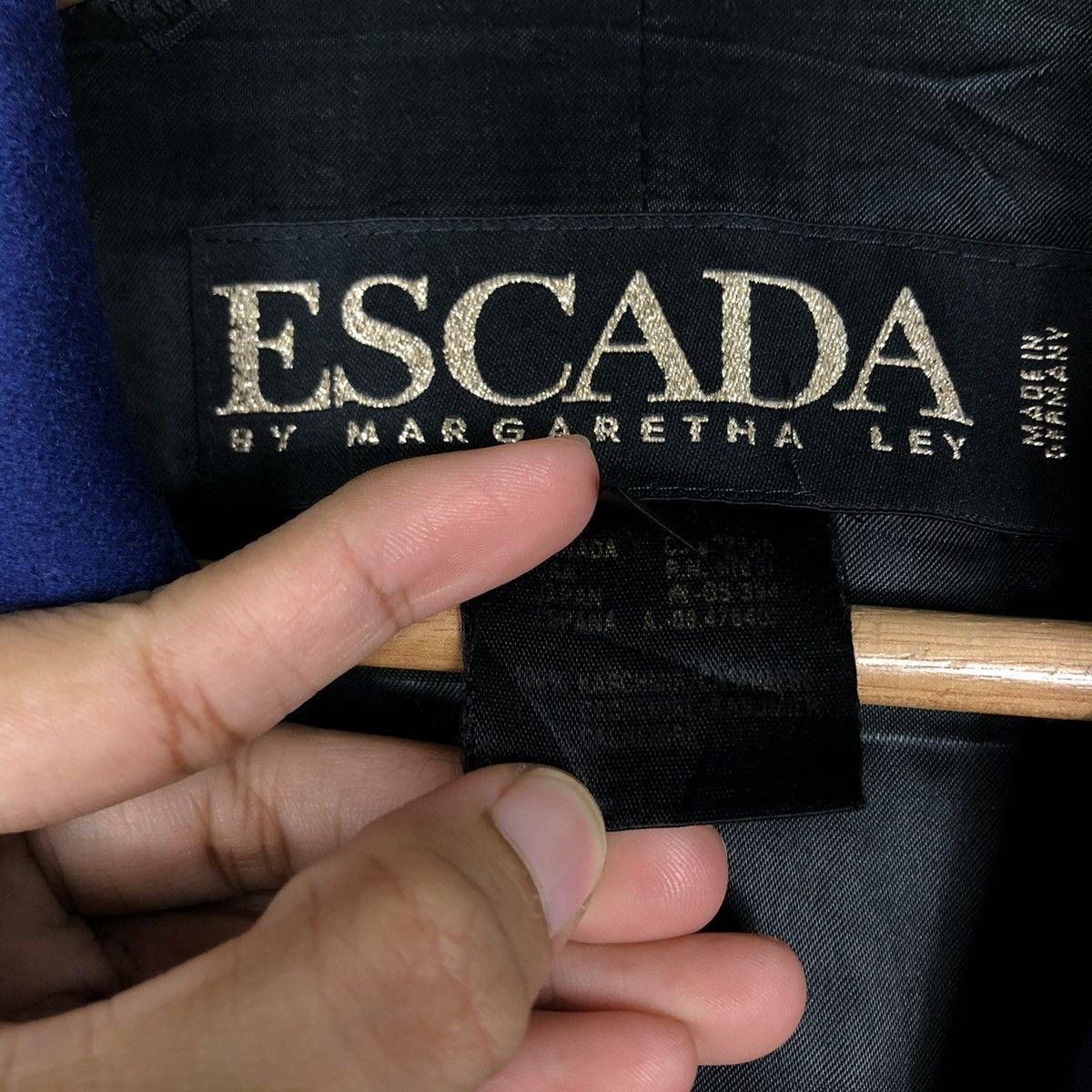 Japanese Brand 🔥VINTAGE CHORE COATS ESCADA MARGARETHA LEY GERMANY Size M / US 6-8 / IT 42-44 - 20 Thumbnail