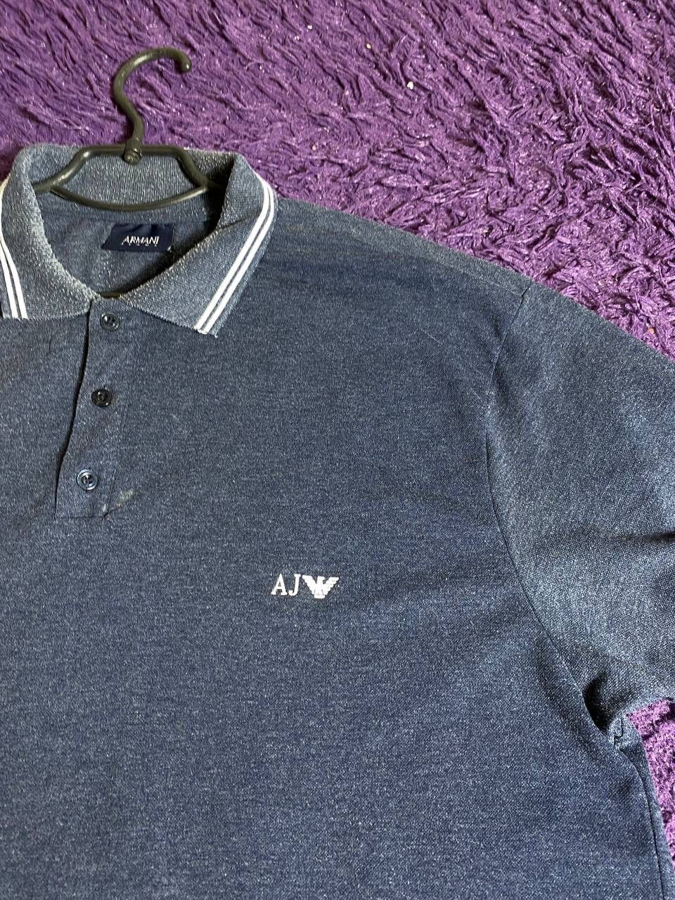 Armani × Vintage Armani Jeans vintage luxury designer basic logo polo tee Size US XL / EU 56 / 4 - 14 Thumbnail