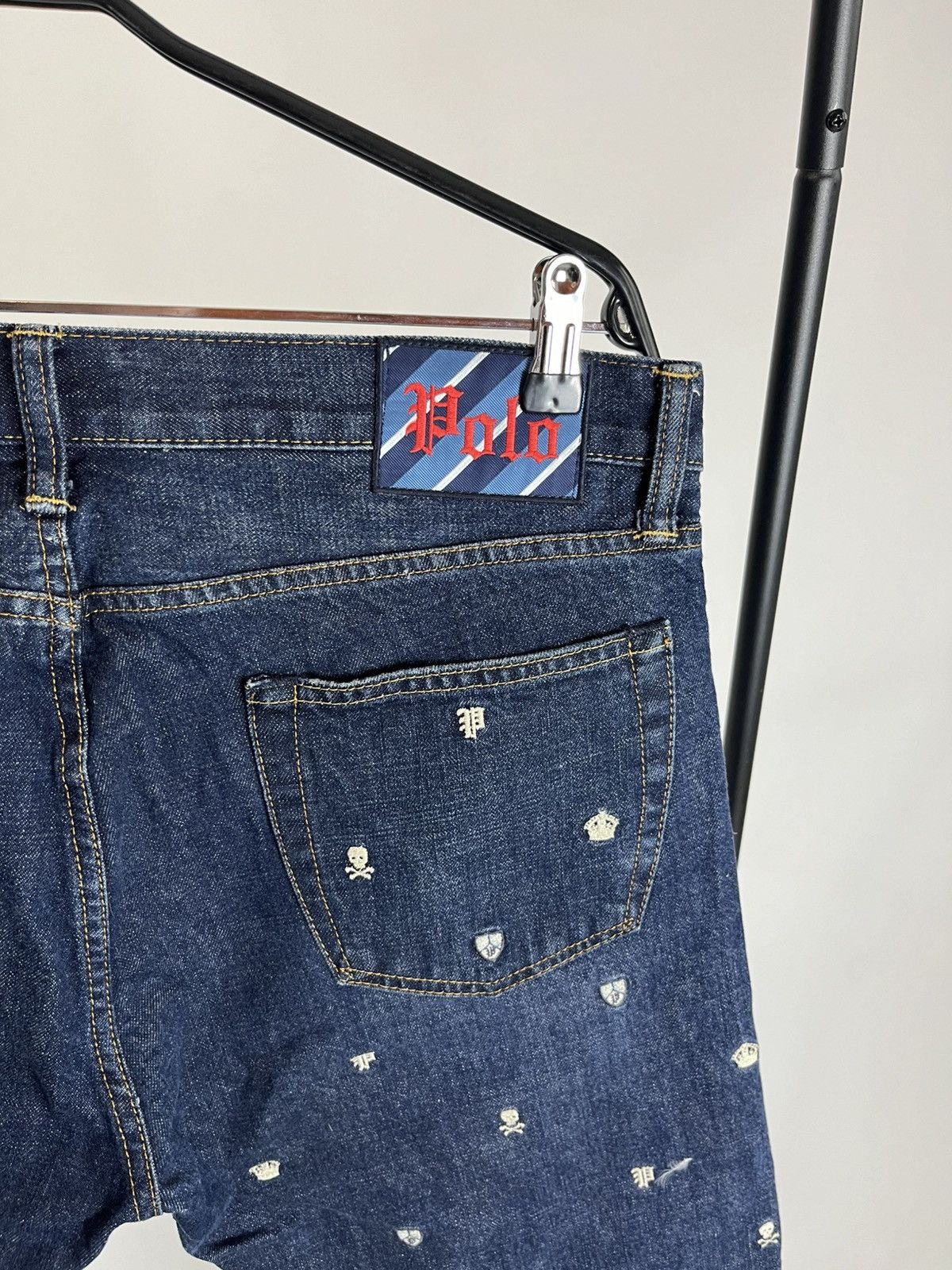 Polo Ralph Lauren Men's Jeans Ralph Lauren Polo sullivan slim embroidered jean Size US 34 / EU 50 - 4 Thumbnail