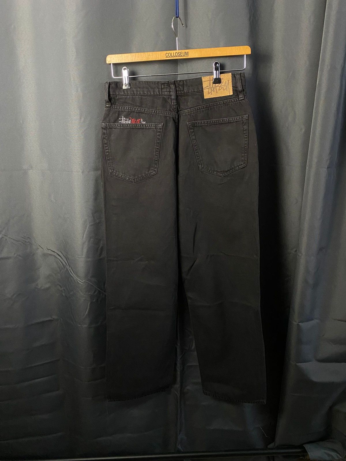 BIG OL’ Jean x Stüssy Stussy Denim Work Pants Black Size 32