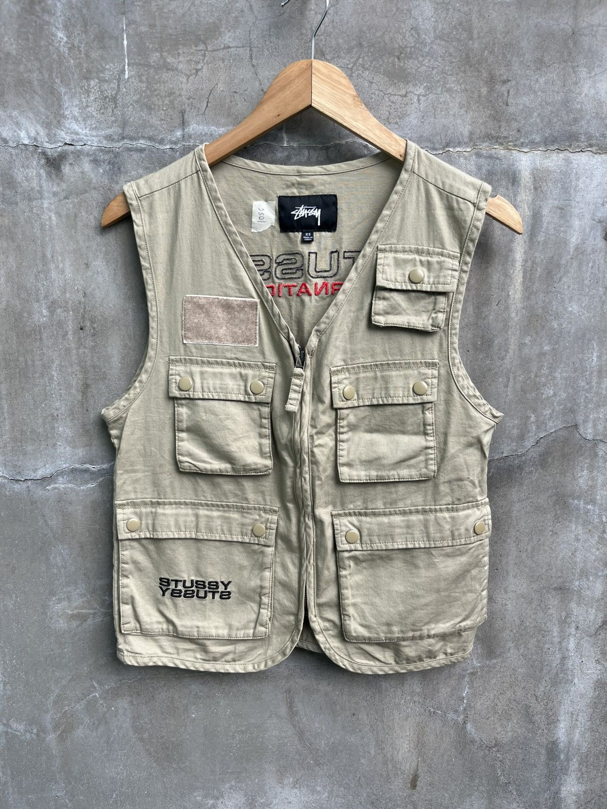 Stussy STUSSY PHOTO JACQUARD VEST | Grailed