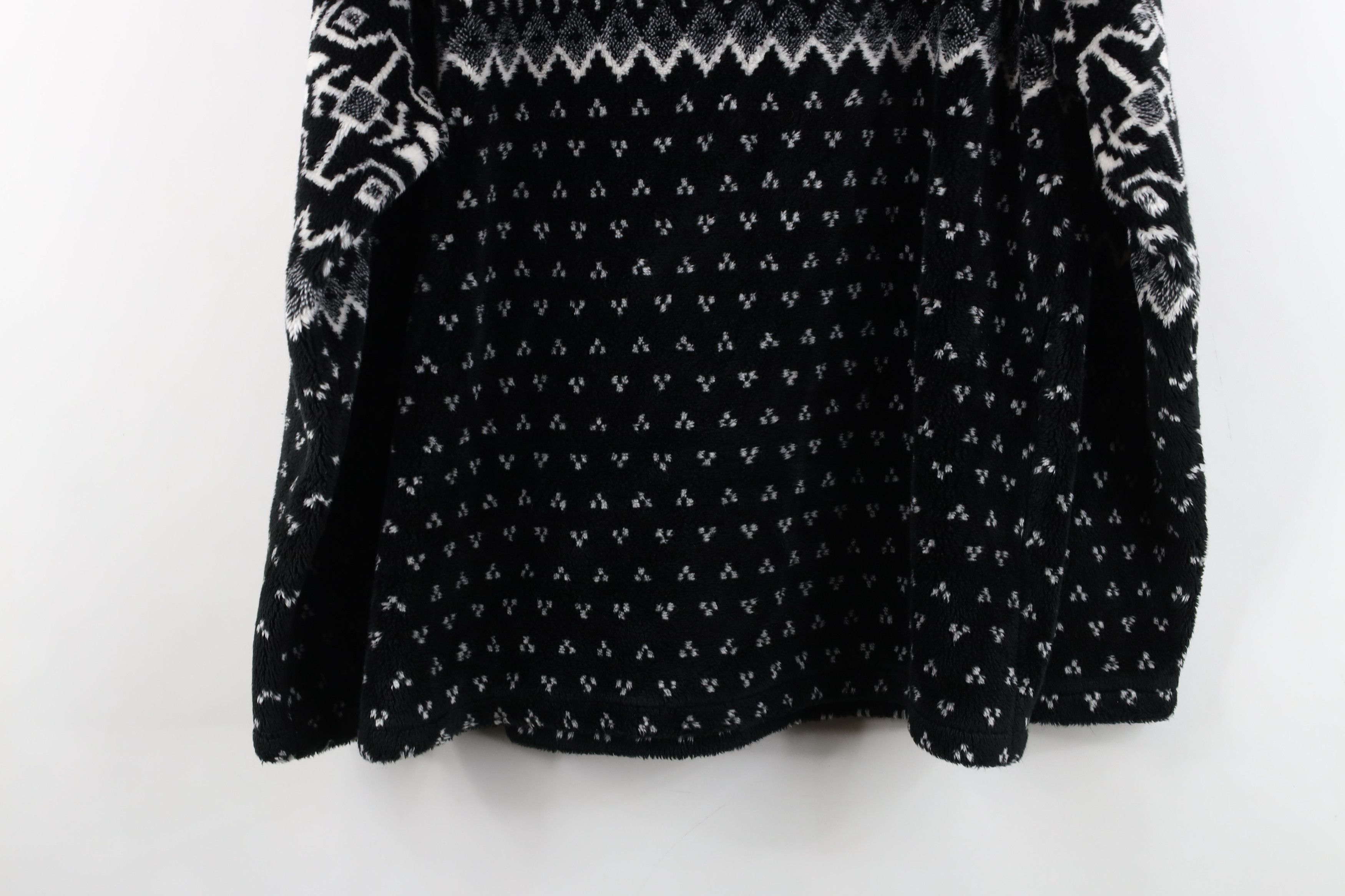 Vintage Vintage 90s Streetwear Fleece Snowflake Half Zip Sweater Size M / US 6-8 / IT 42-44 - 13 Thumbnail