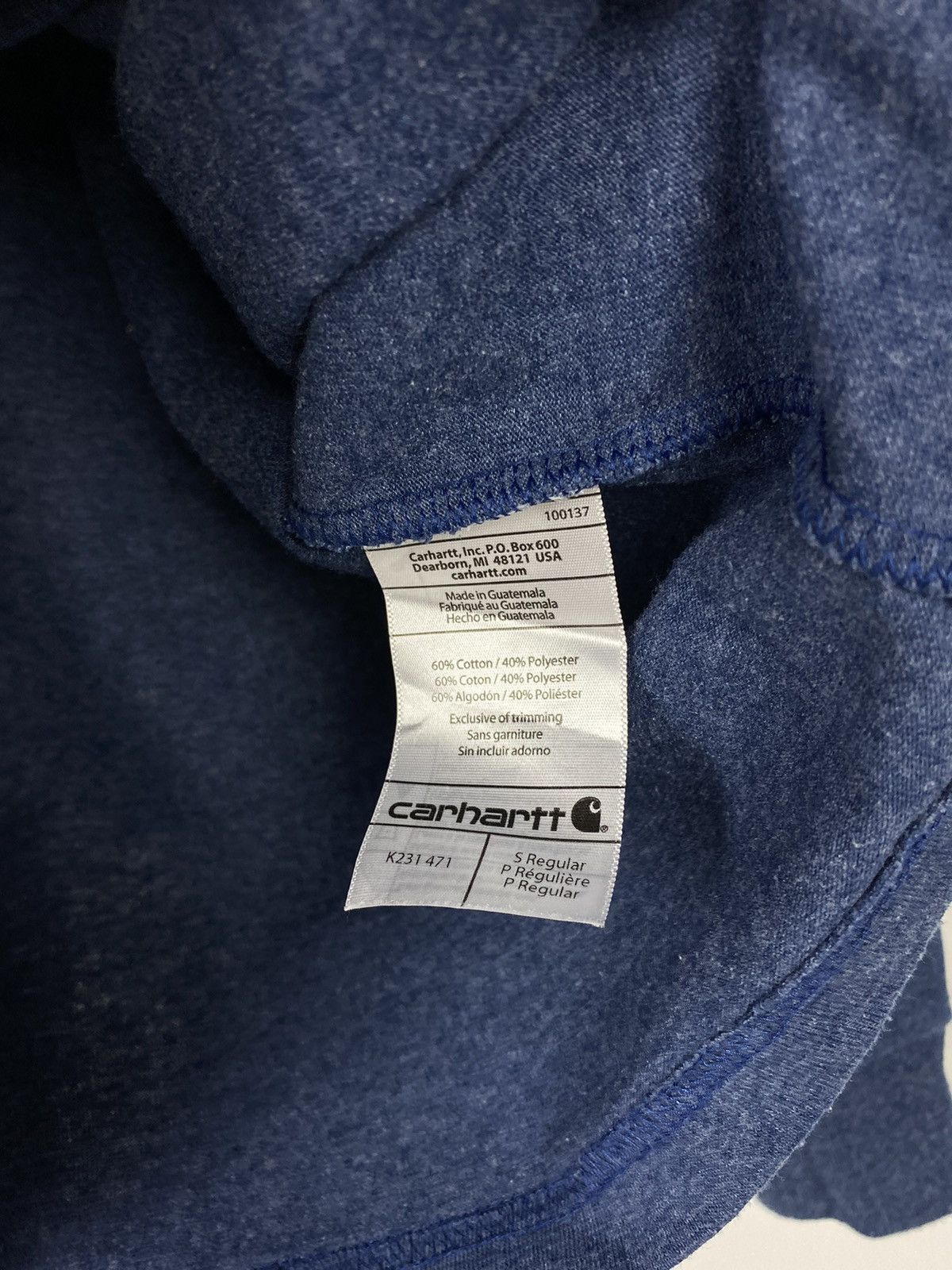 Carhartt × Carhartt Wip Carhartt Work L/S T-Shirt Size US S / EU 44-46 / 1 - 8 Thumbnail