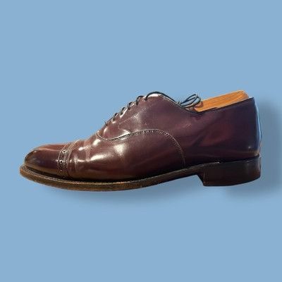 Johnston & Murphy Johnston & Murphy Men’s Aristocrat Cap Toe Color Burgundy s Size US 9 / EU 42 - 6 Thumbnail