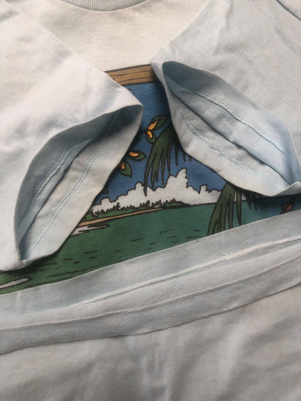 Vintage 90’ Single Stich Puerto Rico Shirt Size US L / EU 52-54 / 3 - 7 Thumbnail